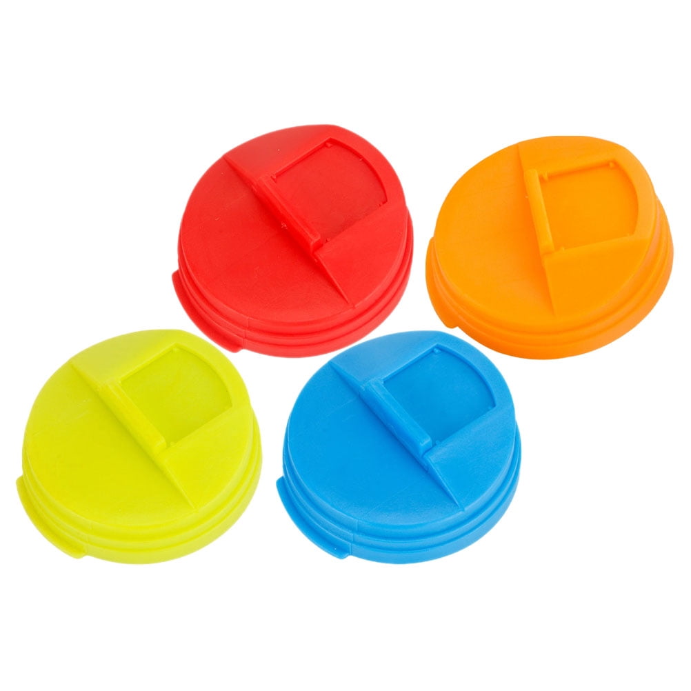 4pcs Soda Can Lids Plastic Leakproof Soda Can Covers Sealing Soda Can Covers 5.80X5.80X1.60CM Assorted Color - Image 3