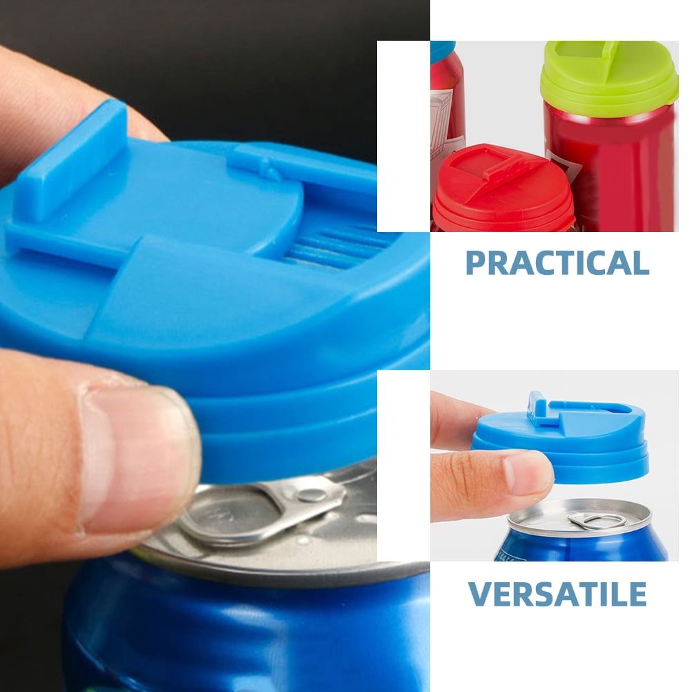 4pcs Soda Can Lids Plastic Leakproof Soda Can Covers Sealing Soda Can Covers 5.80X5.80X1.60CM Assorted Color - Image 5