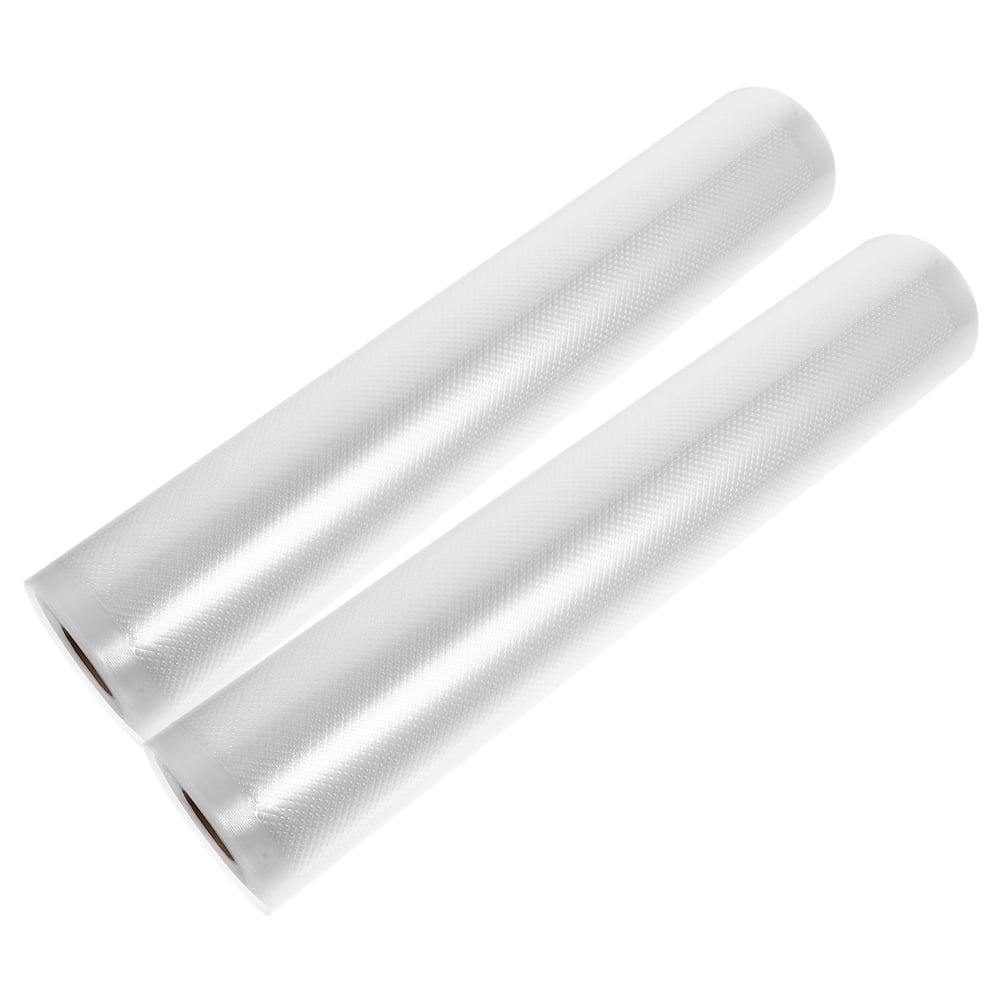 SKISUNO Vacuum Sealer Bags 2 Rolls Transparent Food Storage Bags 196.5x11x0.04 Inches and Reusable 500.00X28.00X0.10CM Transparent - Image 1