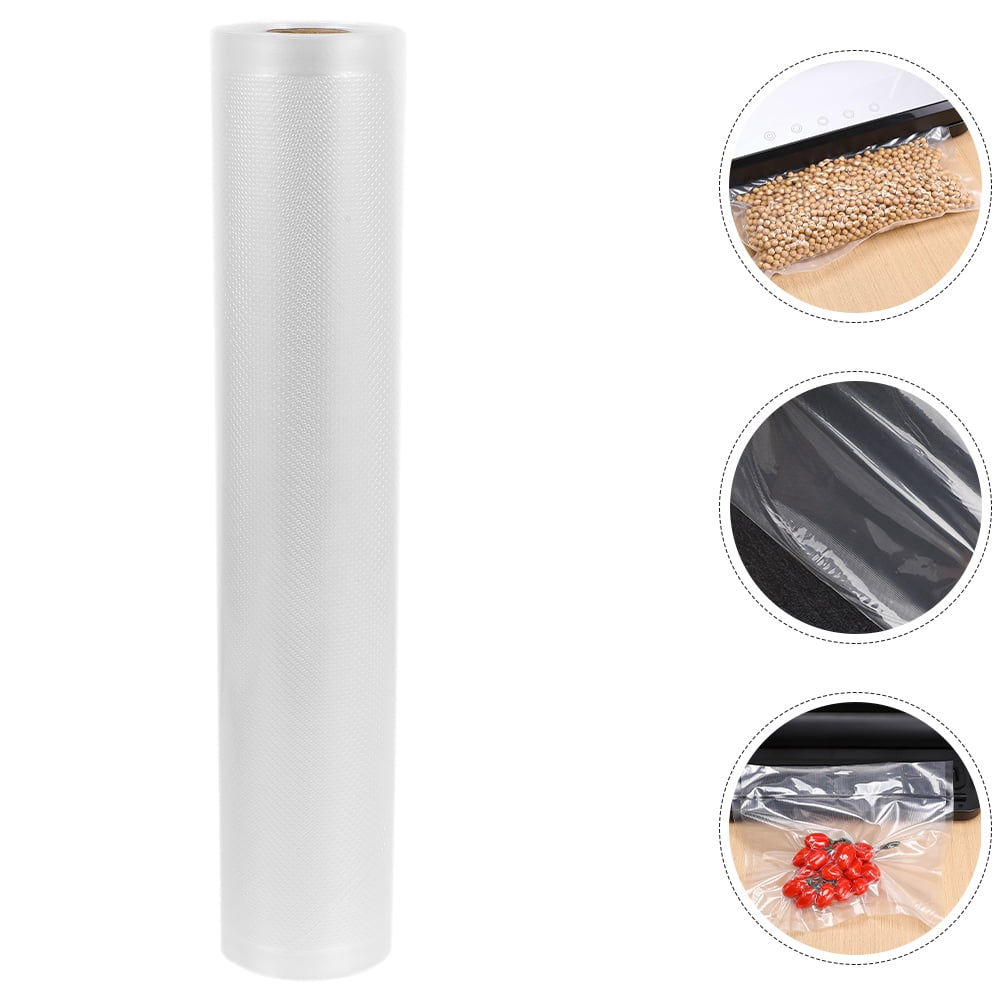 SKISUNO Vacuum Sealer Bags 2 Rolls Transparent Food Storage Bags 196.5x11x0.04 Inches and Reusable 500.00X28.00X0.10CM Transparent - Image 3