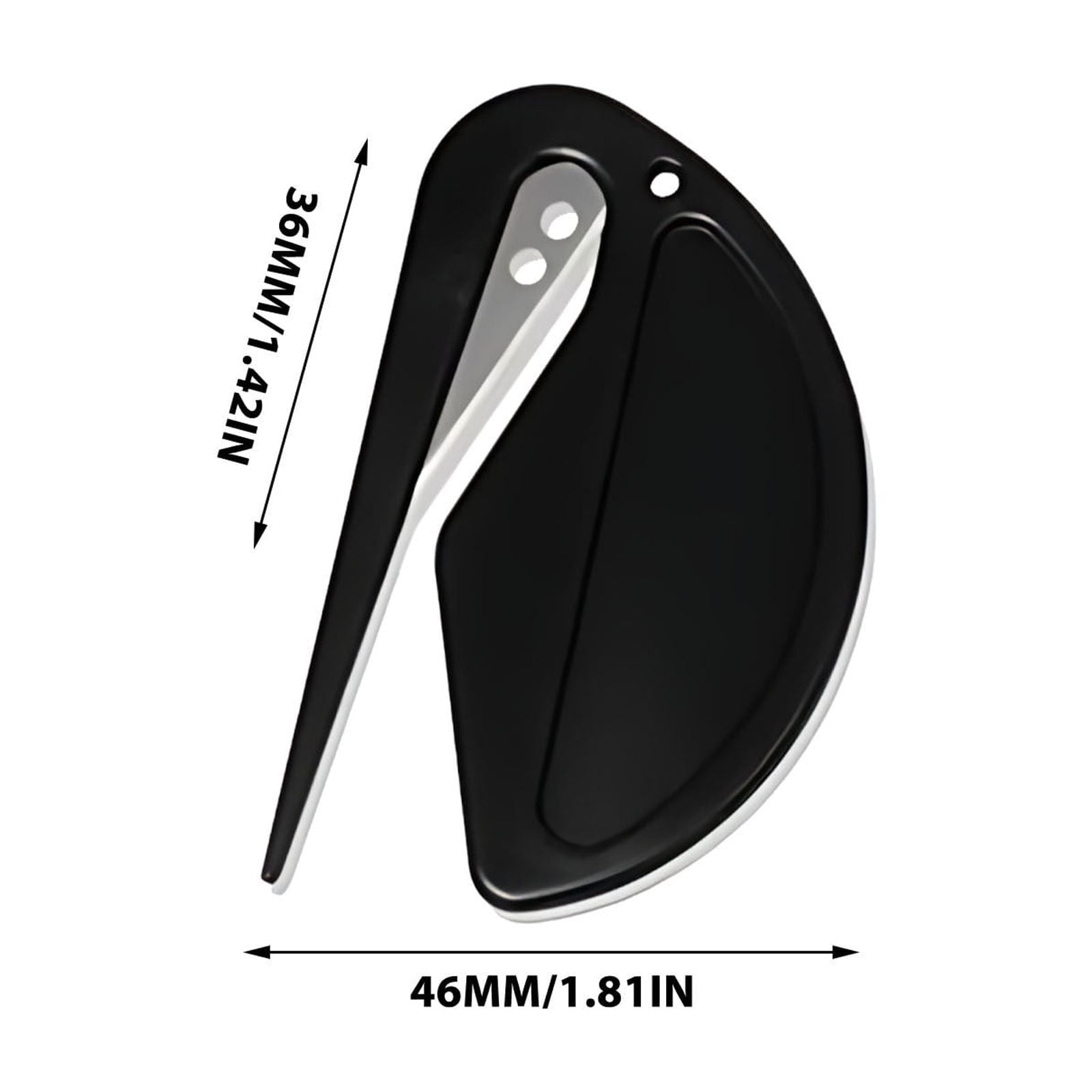 Darzheoy Letter Opener Envelope Slitter, Envelope Opener, Mail Opener, Wrapping Paper Cutter, Package Opener Black - Image 2