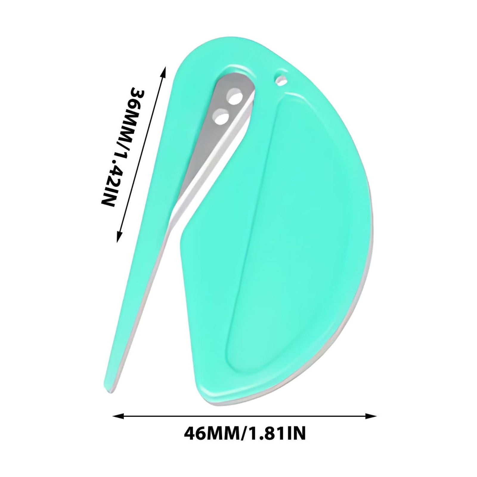 Darzheoy Letter Opener Envelope Slitter, Envelope Opener, Mail Opener, Wrapping Paper Cutter, Package Opener Green - Image 2