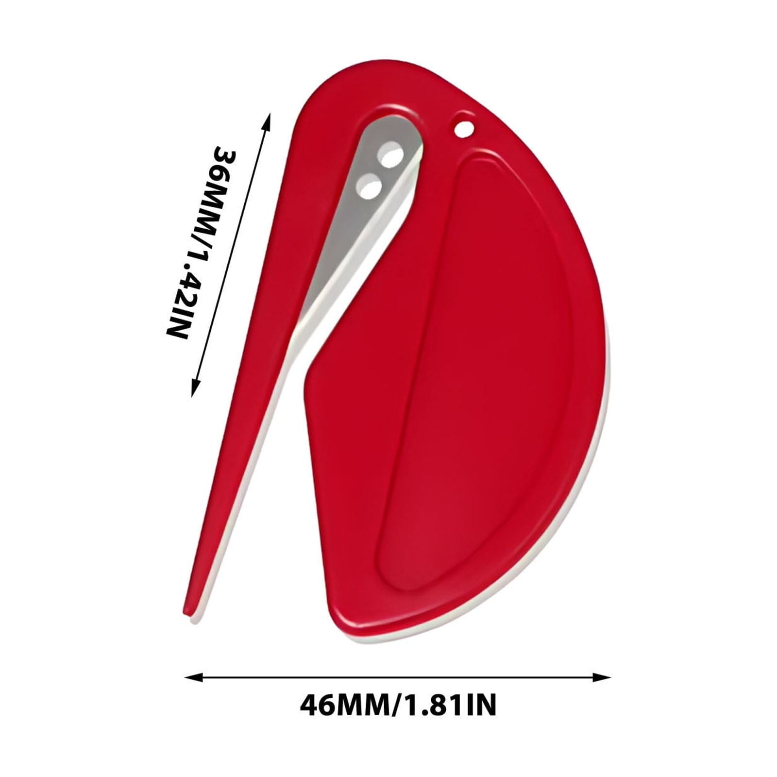 Darzheoy Letter Opener Envelope Slitter, Envelope Opener, Mail Opener, Wrapping Paper Cutter, Package Opener Red - Image 2