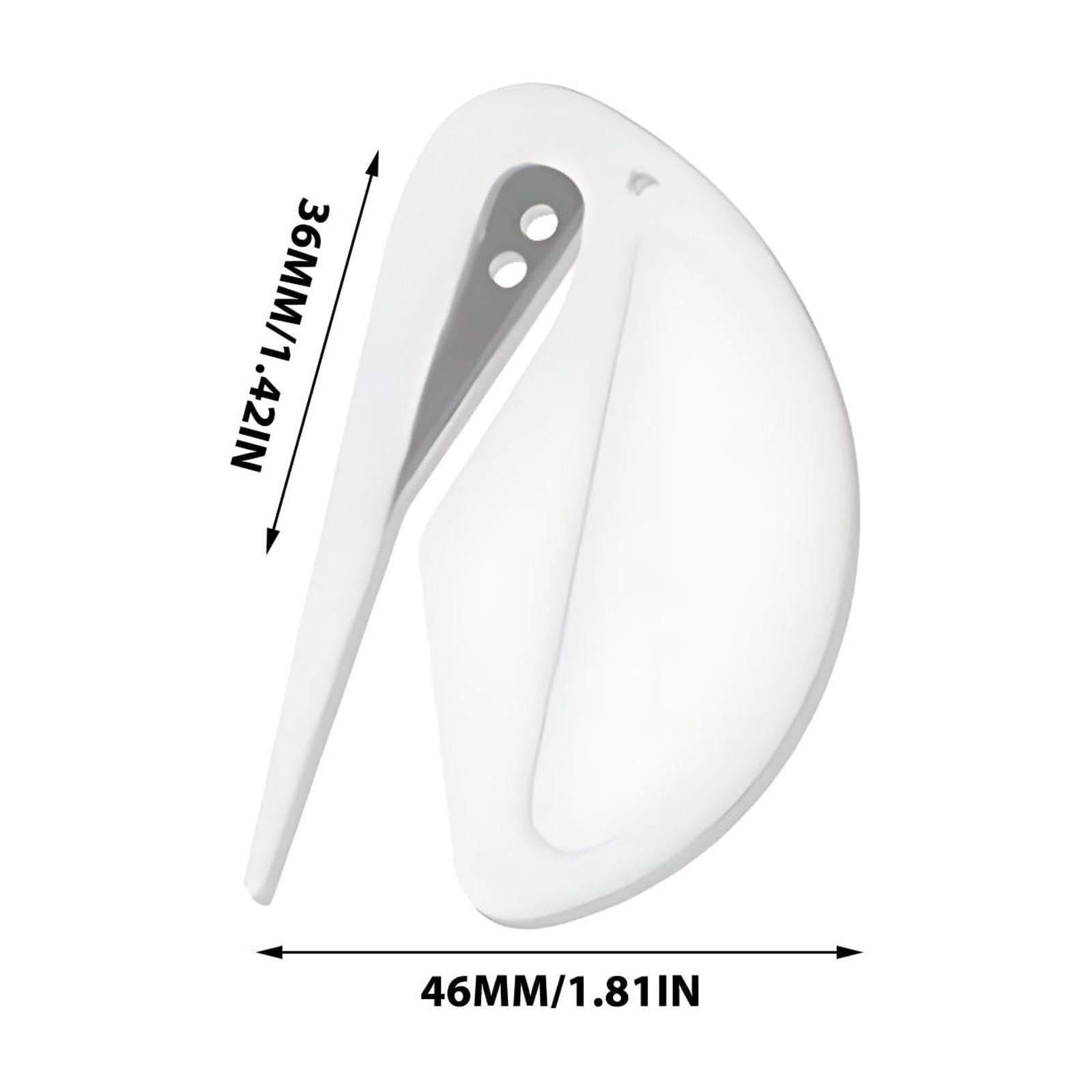 Darzheoy Letter Opener Envelope Slitter, Envelope Opener, Mail Opener, Wrapping Paper Cutter, Package Opener White - Image 2