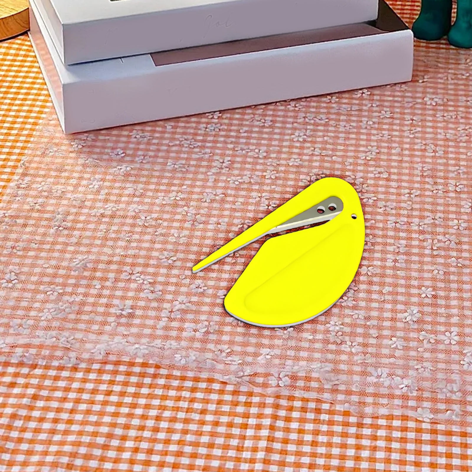 Darzheoy Letter Opener Envelope Slitter, Envelope Opener, Mail Opener, Wrapping Paper Cutter, Package Opener Yellow - Image 6