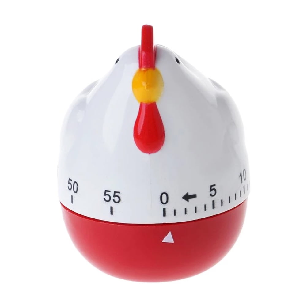 Timer Kitchen Chicken Cooking Baking Egg Alarm Countdown Timers Manual Chef 60 Kids Reminder Up Wind Mechanical Pattern - Image 1