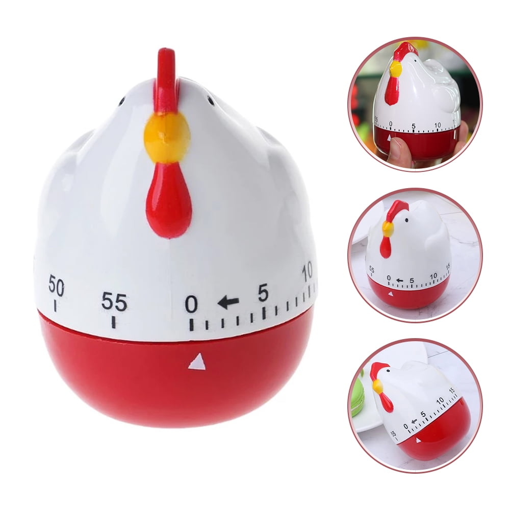 Timer Kitchen Chicken Cooking Baking Egg Alarm Countdown Timers Manual Chef 60 Kids Reminder Up Wind Mechanical Pattern - Image 3