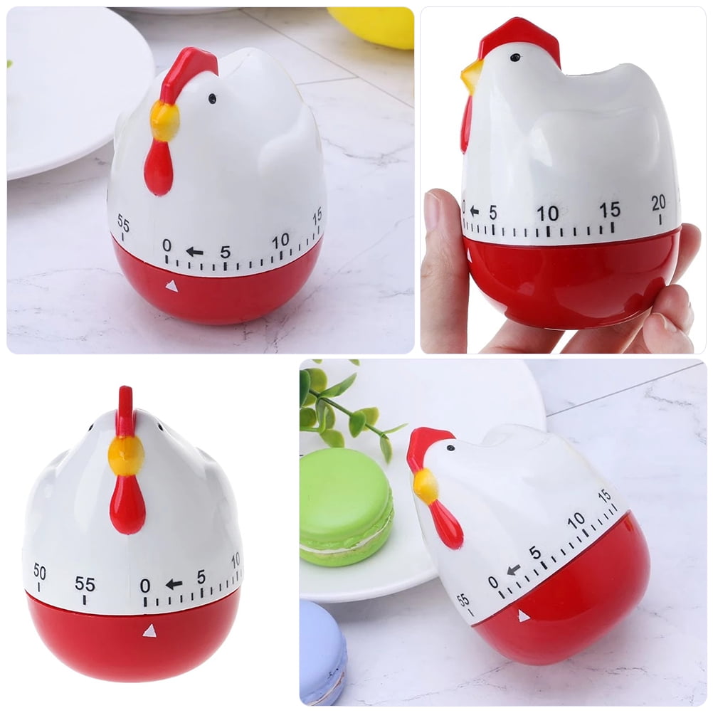 Timer Kitchen Chicken Cooking Baking Egg Alarm Countdown Timers Manual Chef 60 Kids Reminder Up Wind Mechanical Pattern - Image 5