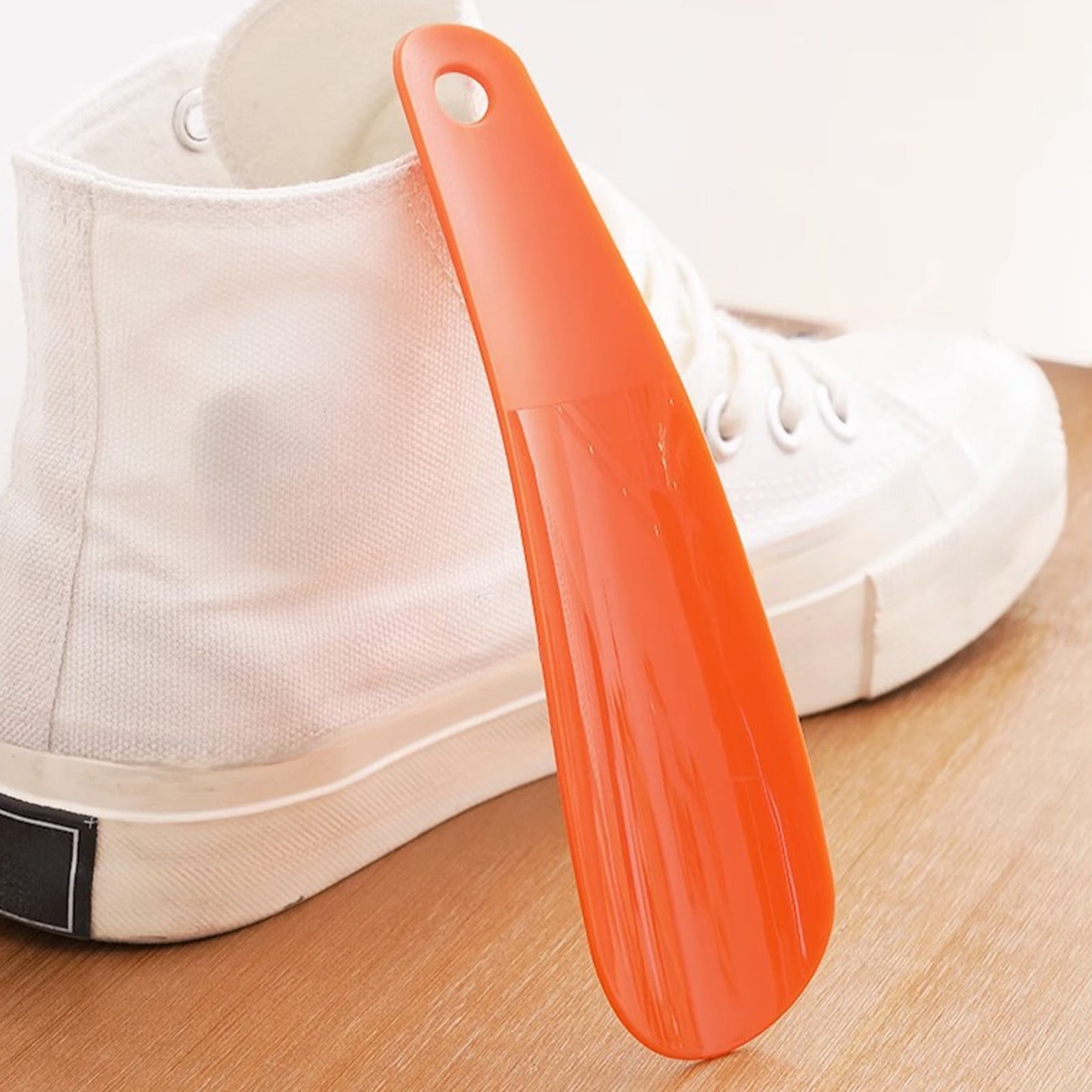 Darzheoy Shoe Horn 6.3 Inch, Shoe Horn Travel Size Small Shoe Helper Small Plastic Shoehorn Travel Shoe Horn Wide Short for Kids Women Red - Image 6