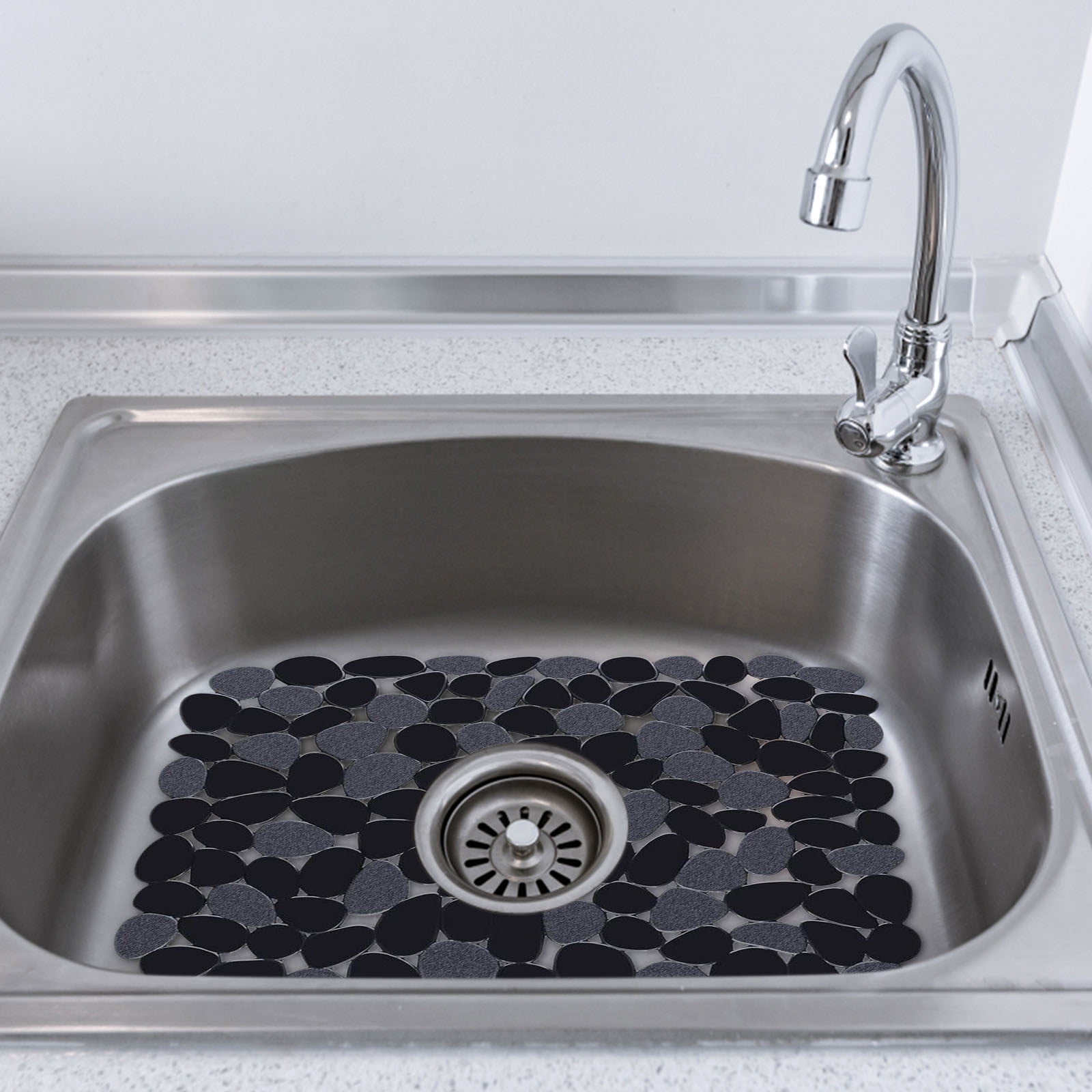 Darzheoy Pebble Sink Mat for Stainless Steel/Ceramic Sinks, PVC Sink Protectors Mats for Bottom of Kitchen Sink, Dish Drying Mat for Dishes and Glassware A - Image 7