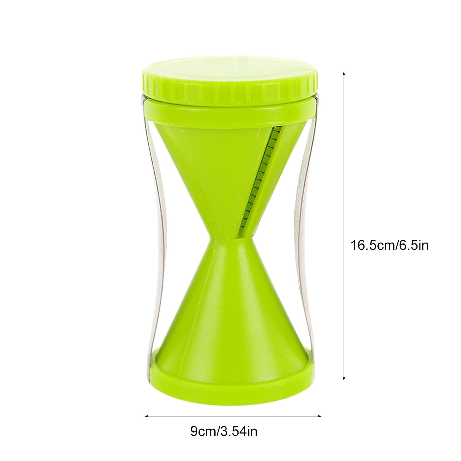 Darzheoy Spiralizer, Stainless Steel Vegetable Cutter for Large or Small Veggie Spaghetti Zucchini Carrot Pasta Noodle Maker Green - Image 2