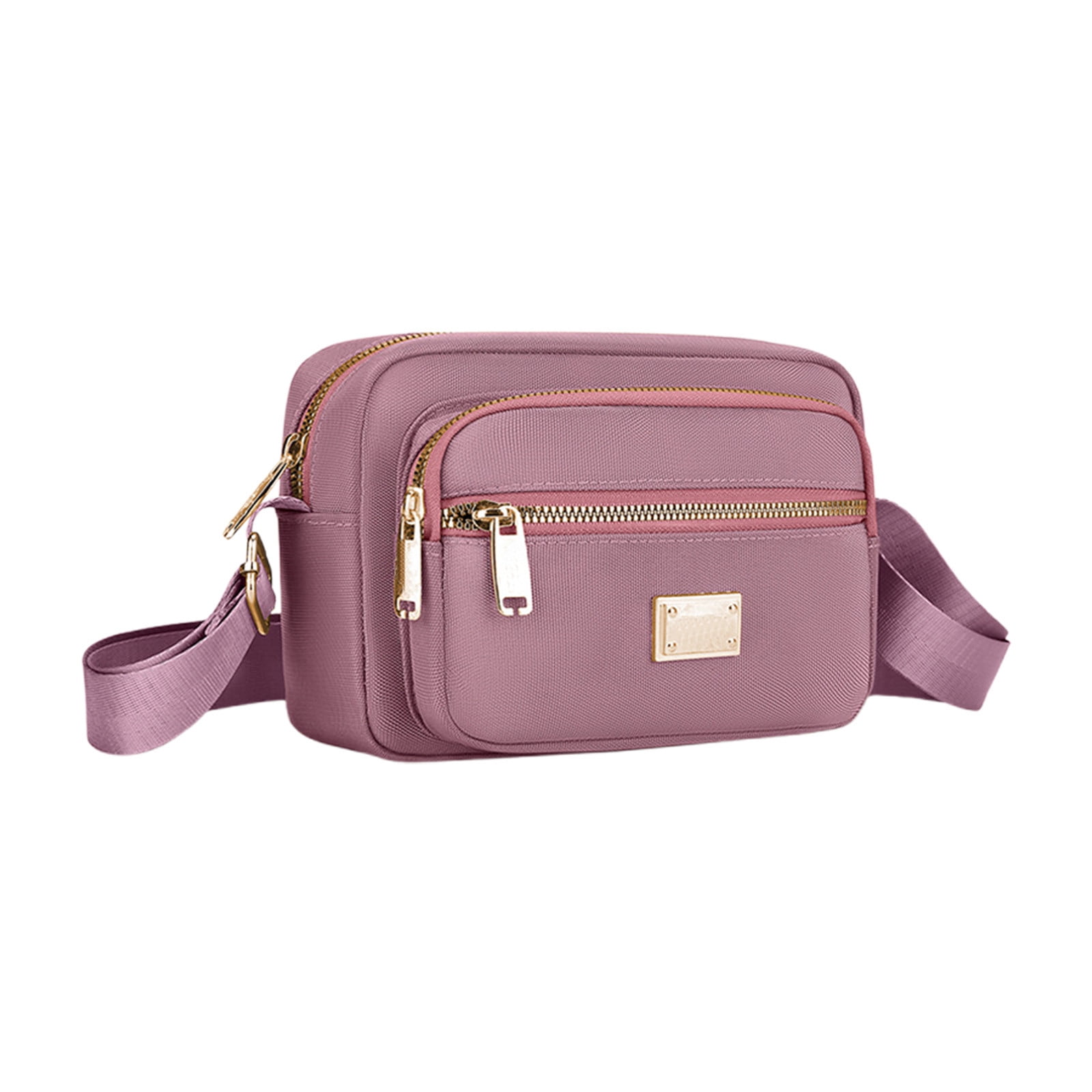 Darzheoy Fanny Packs for Women Crossbody Backpack Shoulder Messenger Bag Waterproof Everywhere Crossbody Belt Bag for Workout Running Travelling Pink - Image 1
