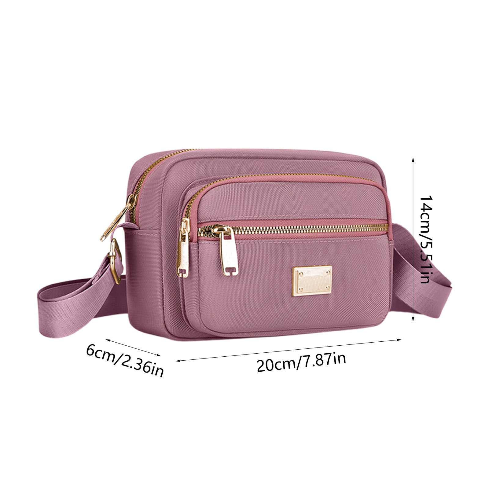 Darzheoy Fanny Packs for Women Crossbody Backpack Shoulder Messenger Bag Waterproof Everywhere Crossbody Belt Bag for Workout Running Travelling Pink - Image 2