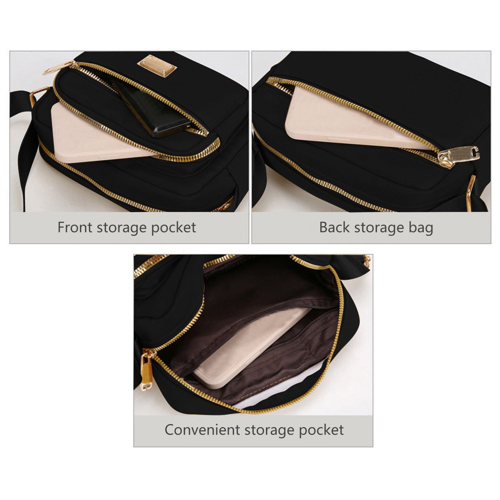 Darzheoy Fanny Packs for Women Crossbody Backpack Shoulder Messenger Bag Waterproof Everywhere Crossbody Belt Bag for Workout Running Travelling Yellow - Image 5