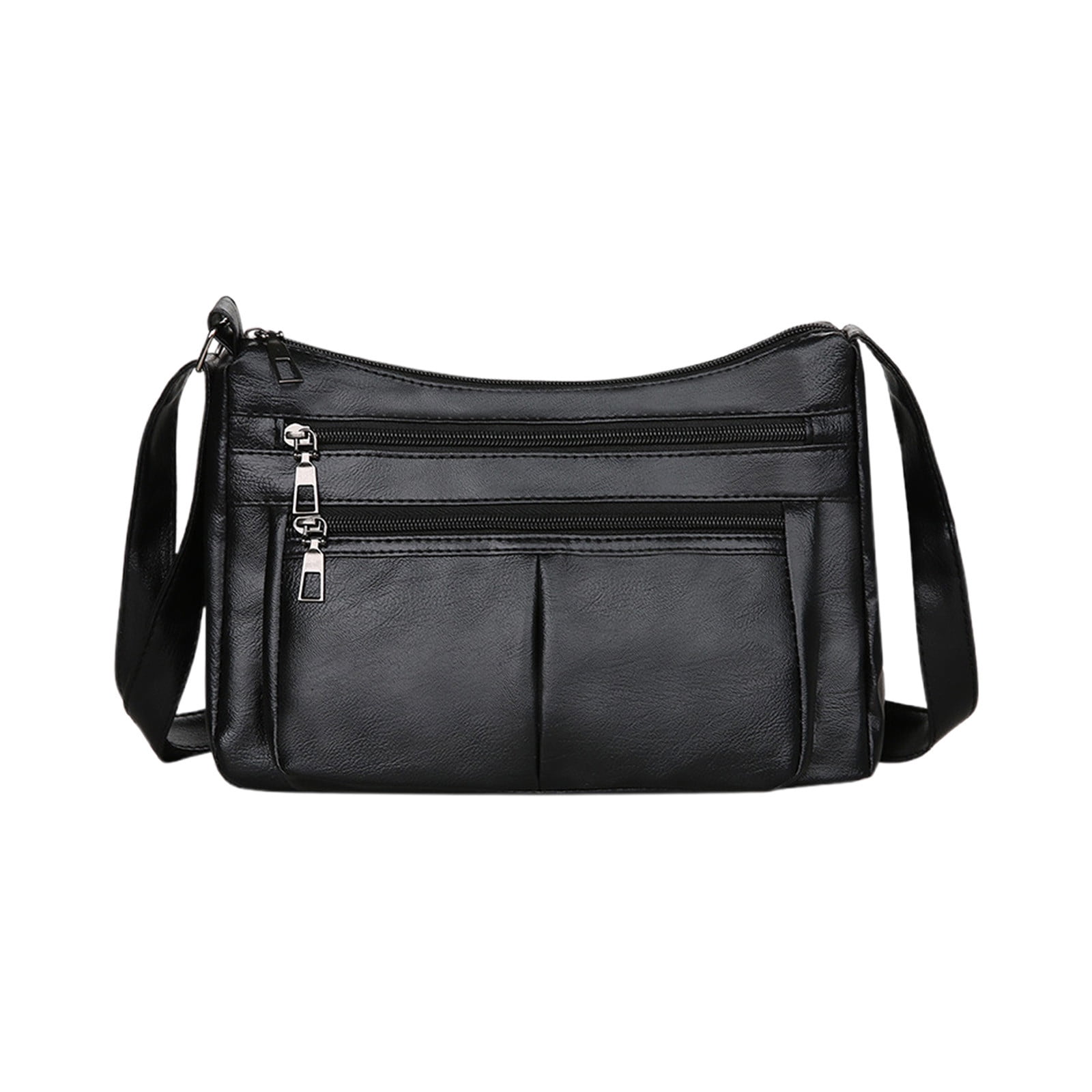Darzheoy Purses for Women Soft PU Leather Shoulder Bag Ladies Crossbody Purse and handbags Lightweight Pocketbook Black - Image 1
