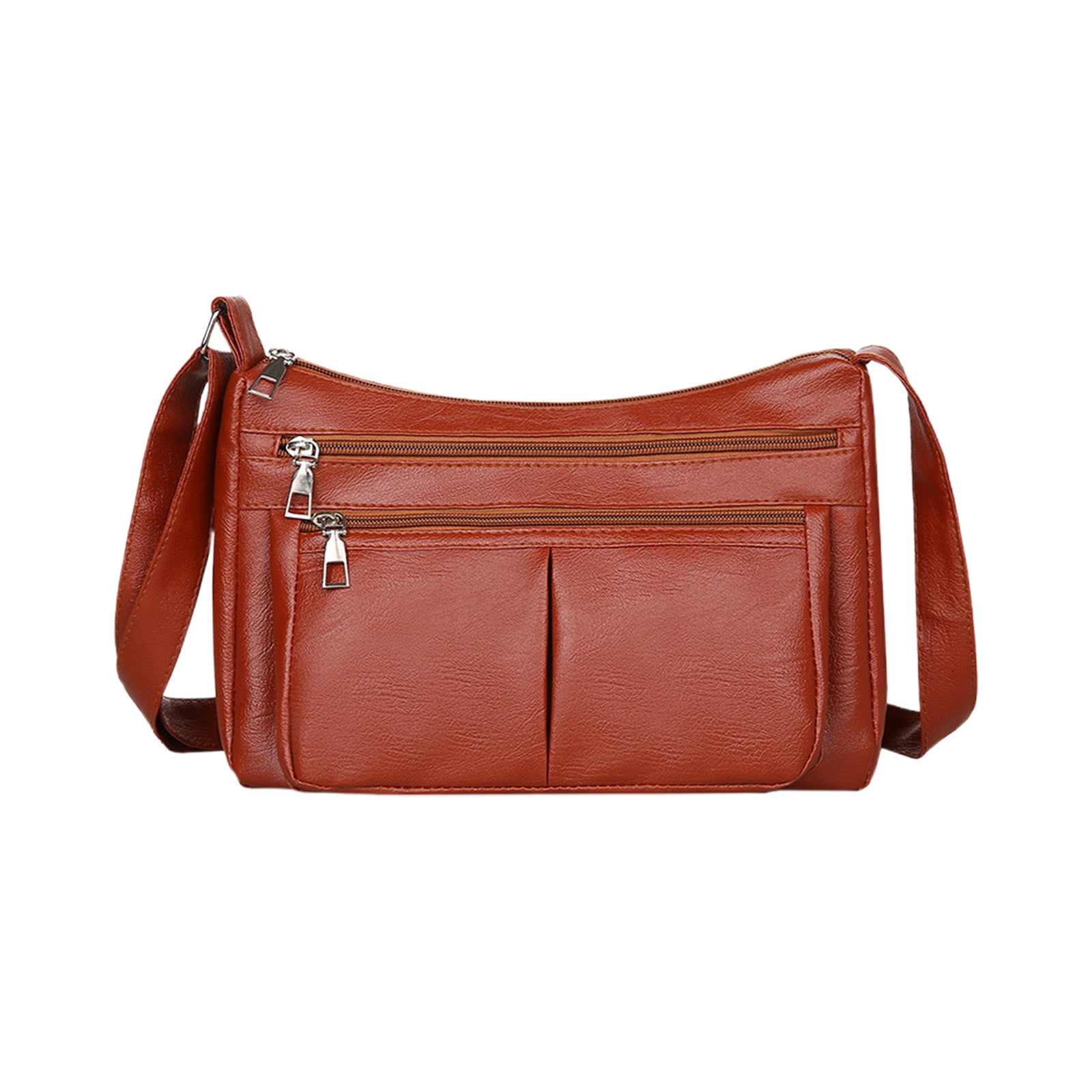 Darzheoy Purses for Women Soft PU Leather Shoulder Bag Ladies Crossbody Purse and handbags Lightweight Pocketbook Brown - Image 1