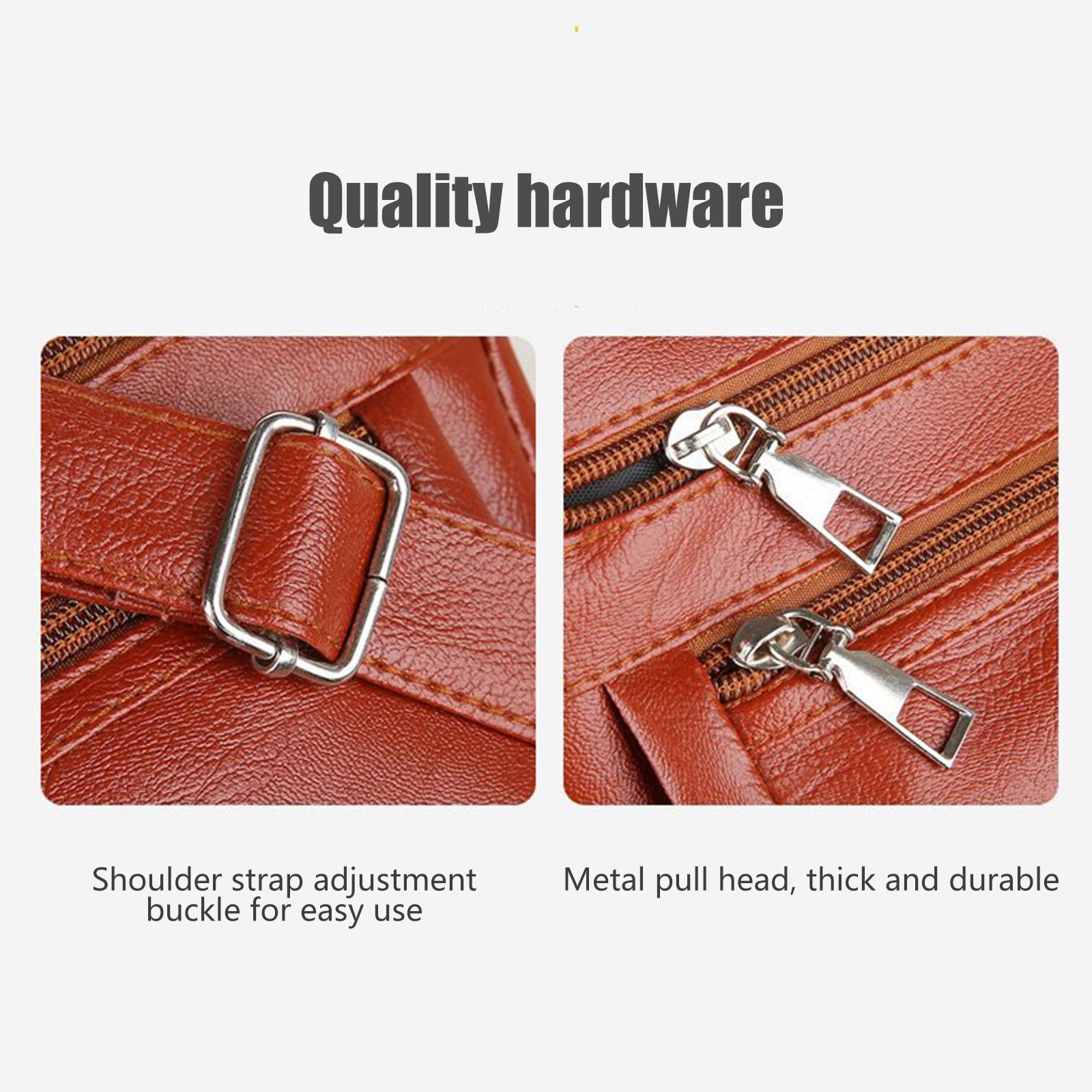 Darzheoy Purses for Women Soft PU Leather Shoulder Bag Ladies Crossbody Purse and handbags Lightweight Pocketbook Brown - Image 6