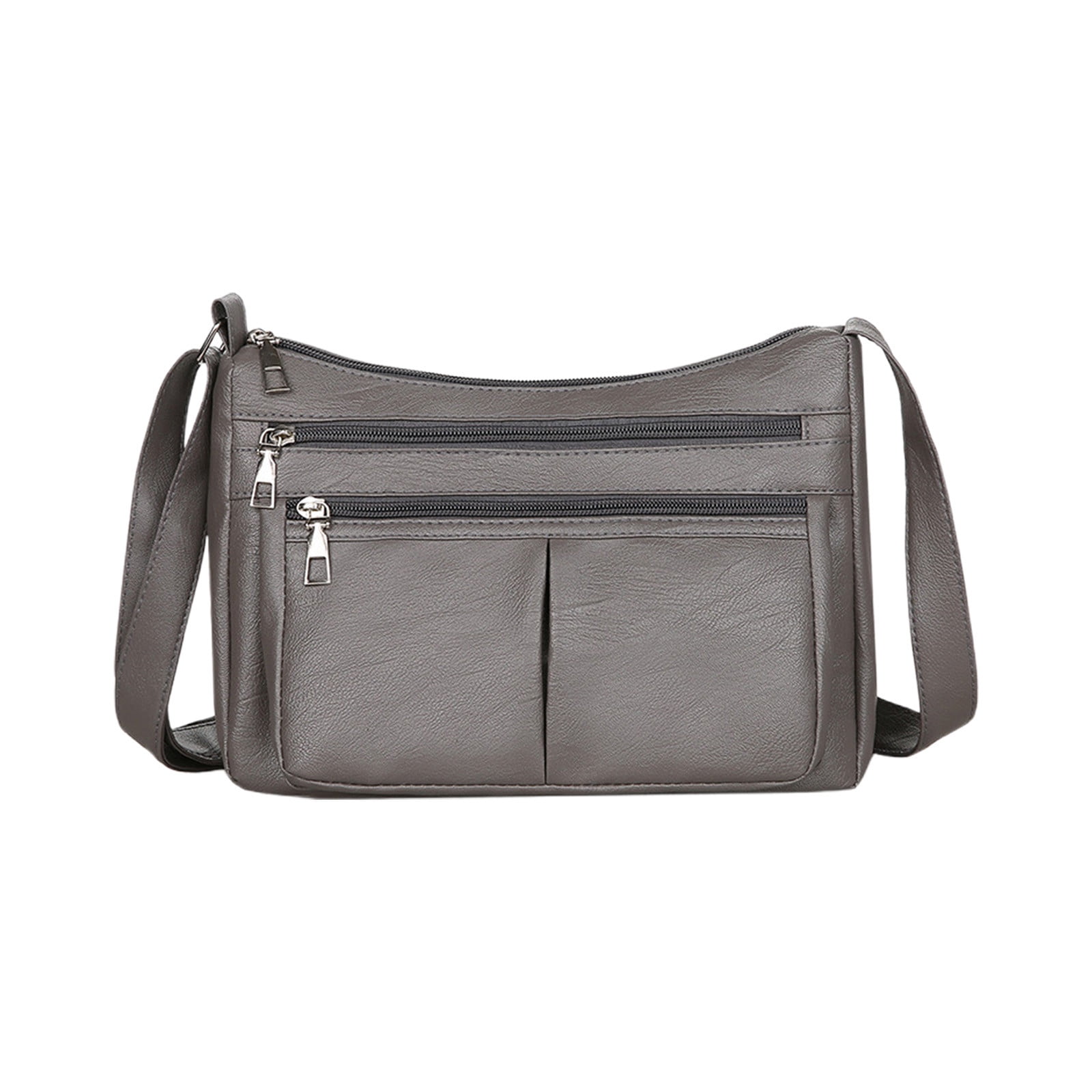 Darzheoy Purses for Women Soft PU Leather Shoulder Bag Ladies Crossbody Purse and handbags Lightweight Pocketbook Gray - Image 1