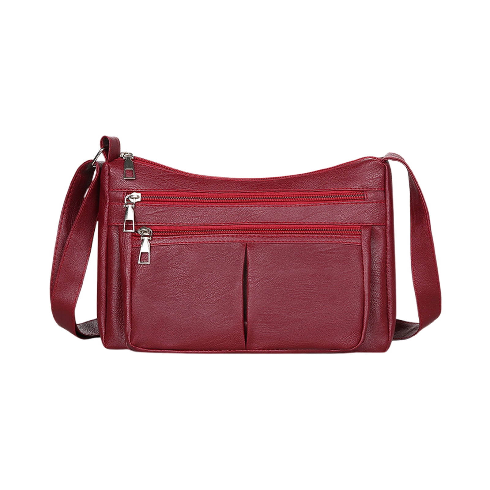 Darzheoy Purses for Women Soft PU Leather Shoulder Bag Ladies Crossbody Purse and handbags Lightweight Pocketbook Red - Image 1