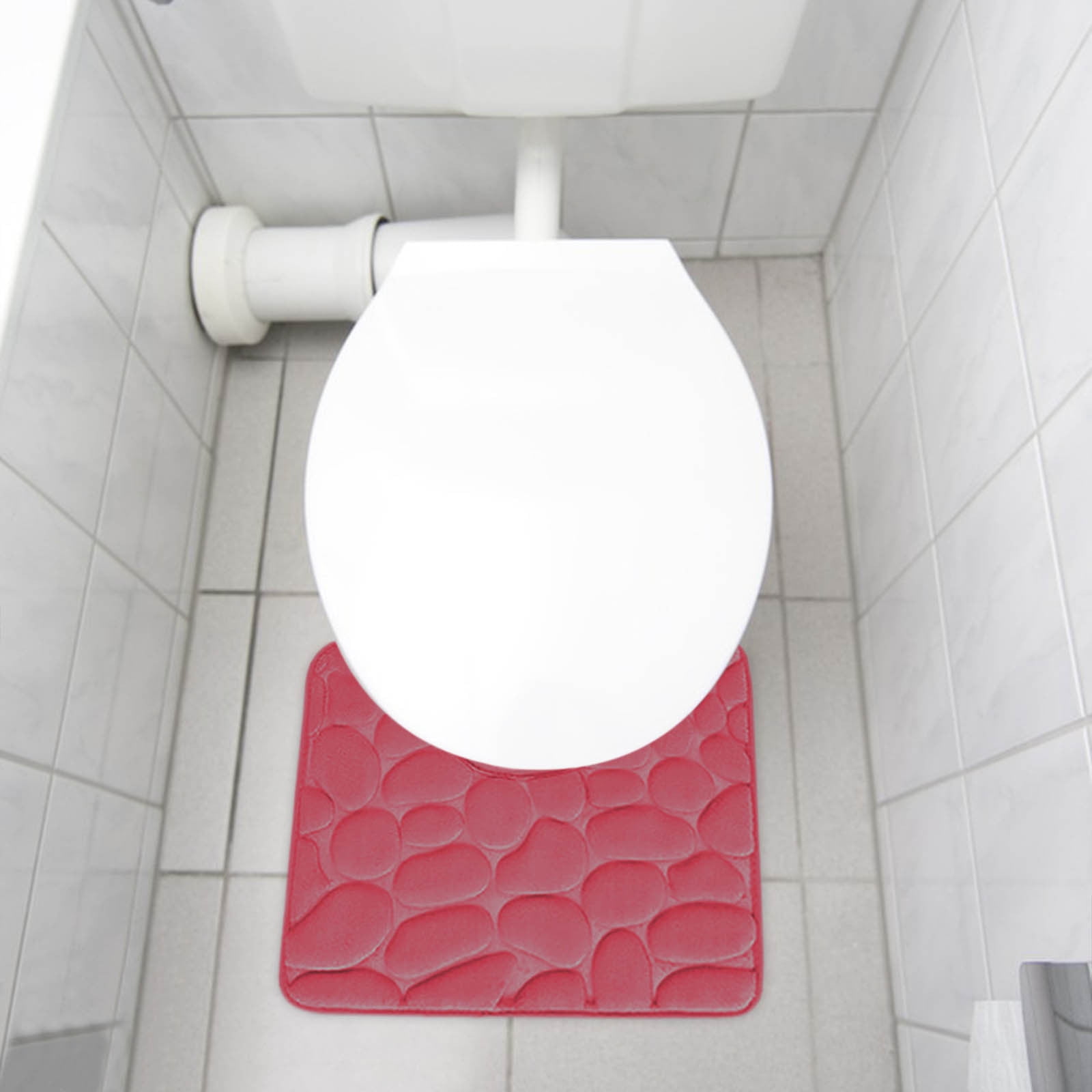 Kdkad Bathroom Rugs Sets 4 Piece, Non Slip Memory Foam Bathroom Rugs, Machine Wash Bathroom Mat Set, Water Absorbent Bath Rug Set for Tub, Toilet and Floor As Show N - Image 6