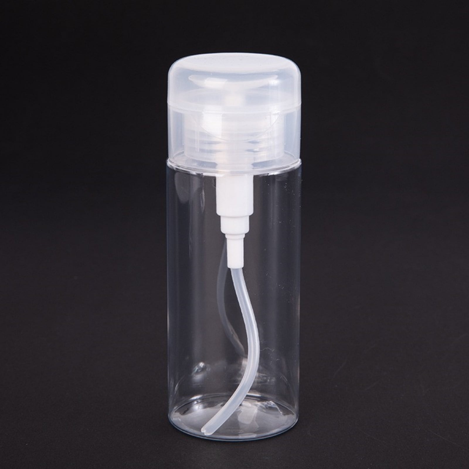 Darzheoy Push Down Pump Dispenser Empty Push Top Bottles Containers for Nail Polish Makeup Remover Micellar Water Facial Toner 200ML Clear - Image 8