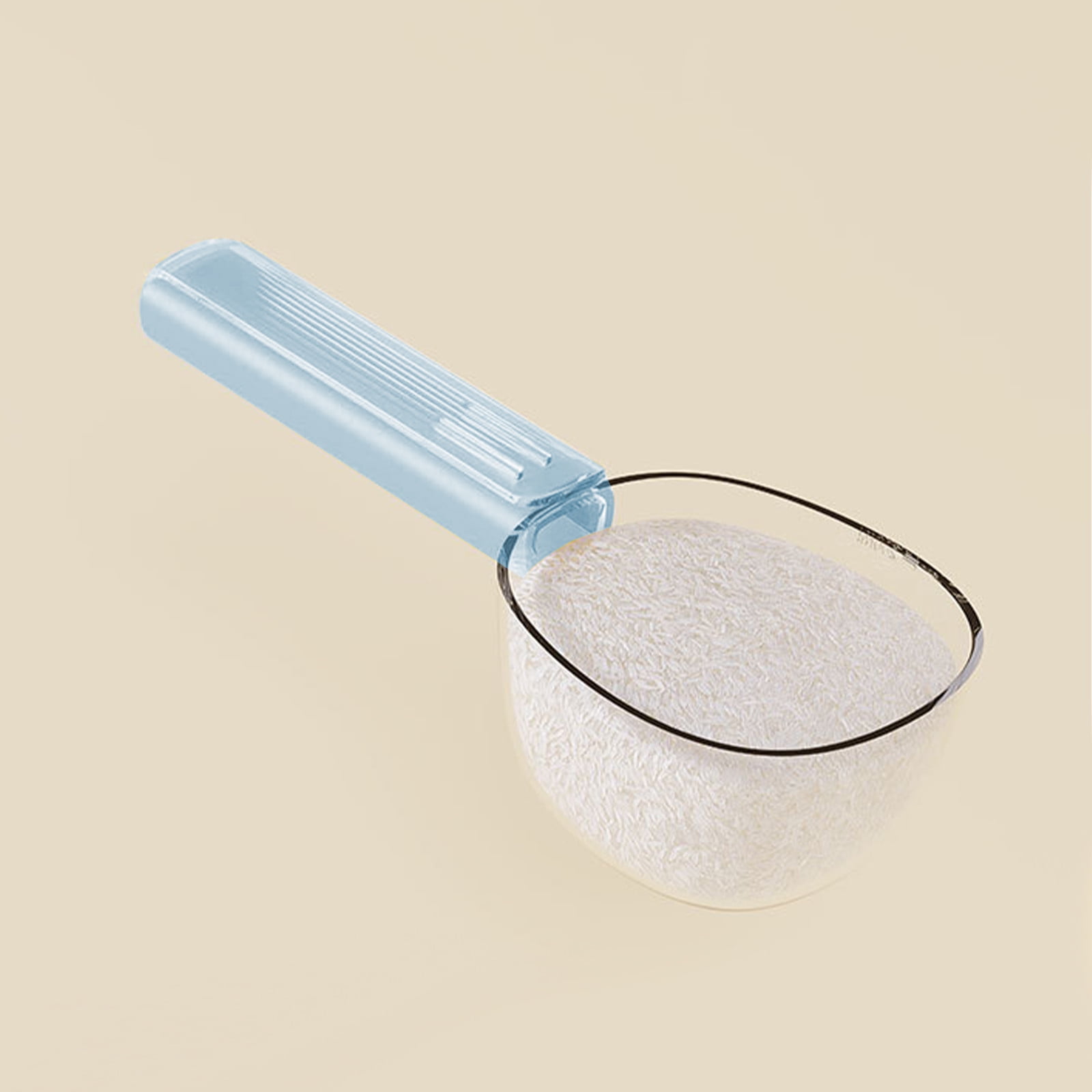 Darzheoy Flour Scoops for Canisters, Grain Scoop Measuring Cups, Food-Safe Kitchen Utensils, Multi-Purpose Flour Scoop for Canisters, Rice Spoon Blue - Image 6
