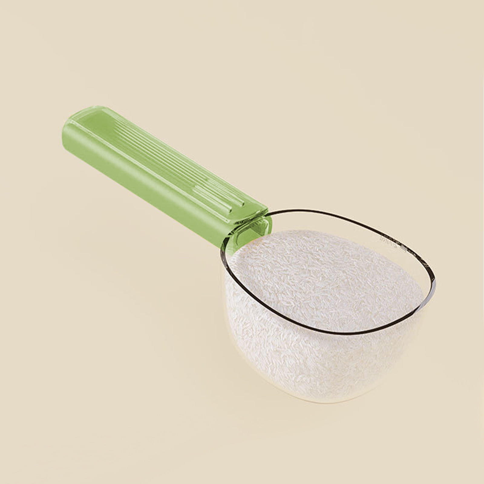 Darzheoy Flour Scoops for Canisters, Grain Scoop Measuring Cups, Food-Safe Kitchen Utensils, Multi-Purpose Flour Scoop for Canisters, Rice Spoon Green - Image 6