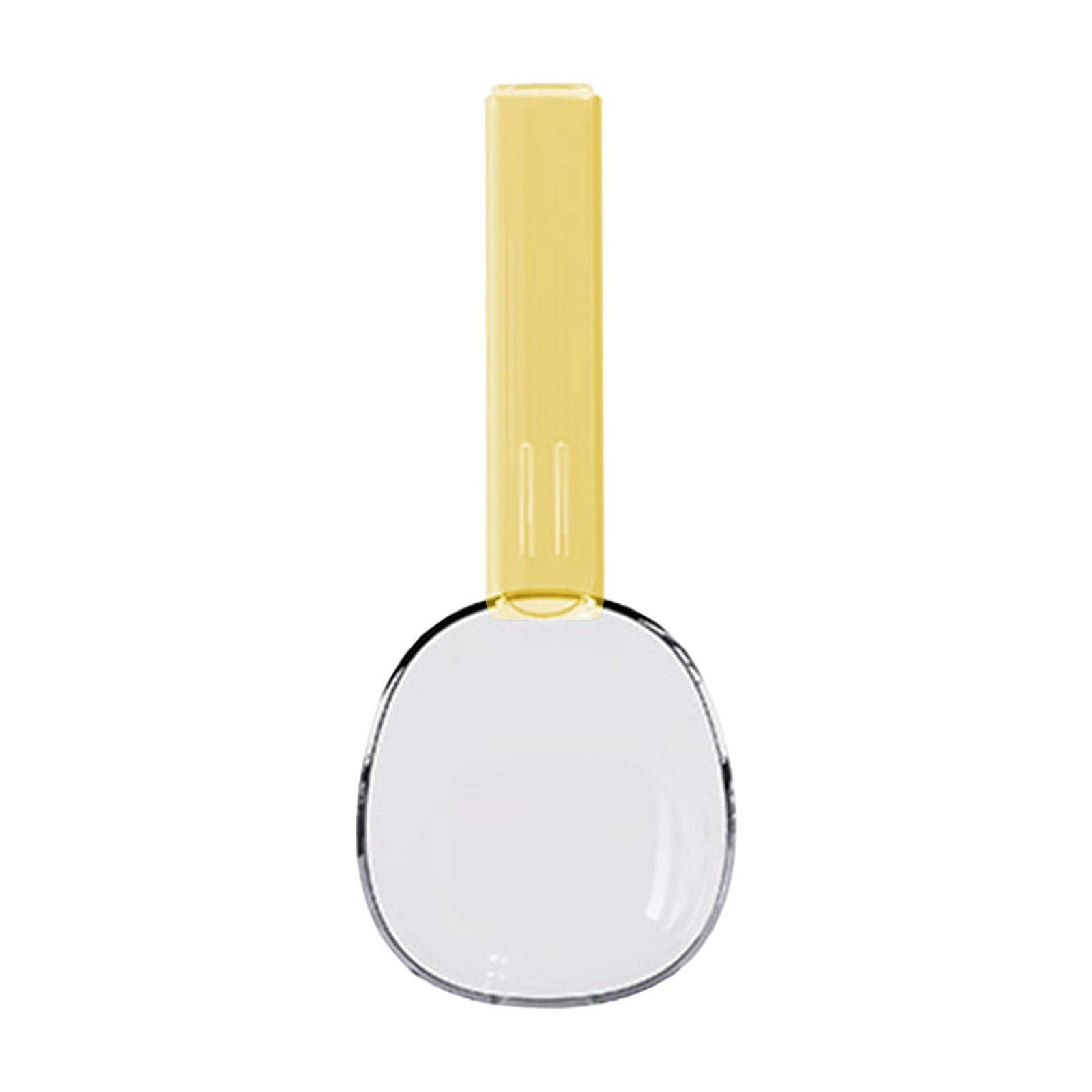 Darzheoy Flour Scoops for Canisters, Grain Scoop Measuring Cups, Food-Safe Kitchen Utensils, Multi-Purpose Flour Scoop for Canisters, Rice Spoon Yellow - Image 1