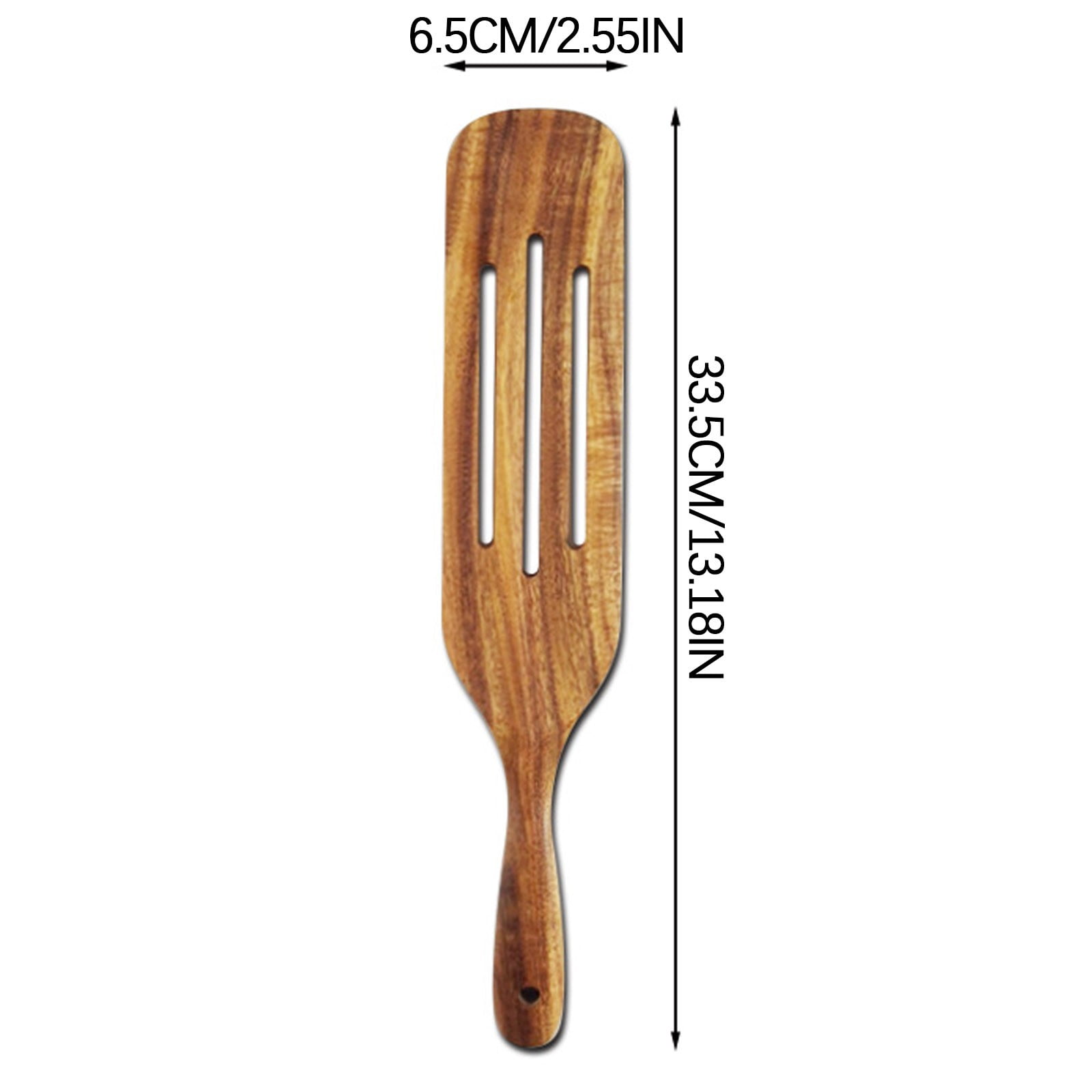 Kdkad Large Wooden Spoon, Wooden Spoon for Cooking, Large Wood Scoop Utensil, Kitchen Serving Scoop for Pot, Long Handle Spoon, Heavy Food Service Spoon, Mixing Spoon, Smooth Finish & Comfortable Grip As Show D - Image 5