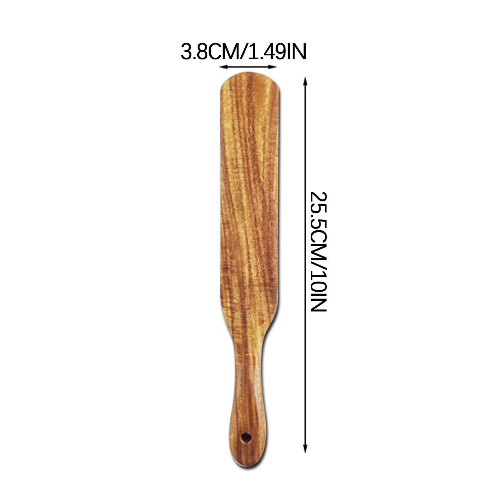Kdkad Large Wooden Spoon, Wooden Spoon for Cooking, Large Wood Scoop Utensil, Kitchen Serving Scoop for Pot, Long Handle Spoon, Heavy Food Service Spoon, Mixing Spoon, Smooth Finish & Comfortable Grip As Show E - Image 2