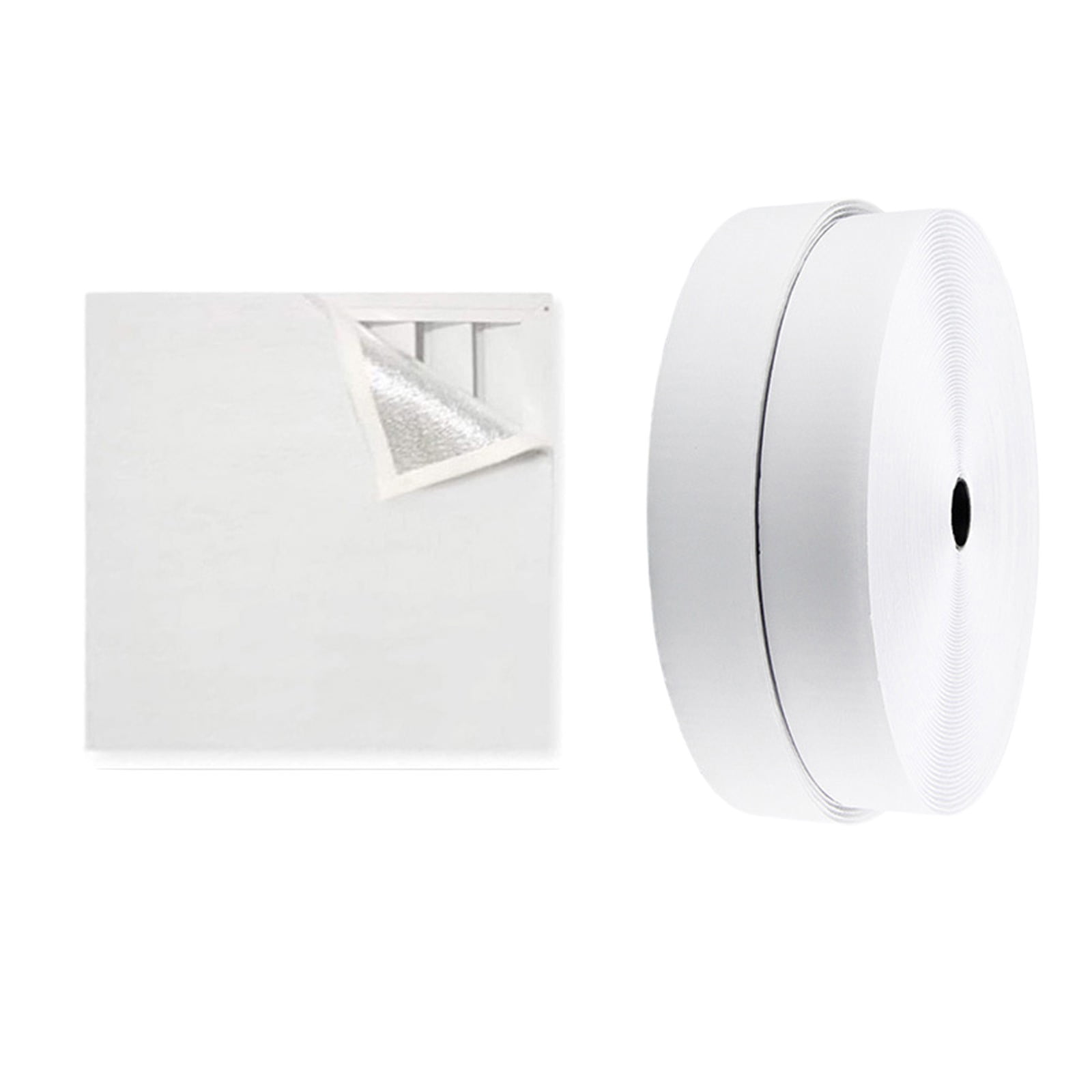 Kdkad Attic Fan Cover, 37.4×50.8 Inch Whole House Fan Cover, Magnetic Attic Vent Cover Attic Fan Insulation Cover with Magnetic Strip Attic Armour Ceiling Shutter Cover 50.8×50.8 in White - Image 2
