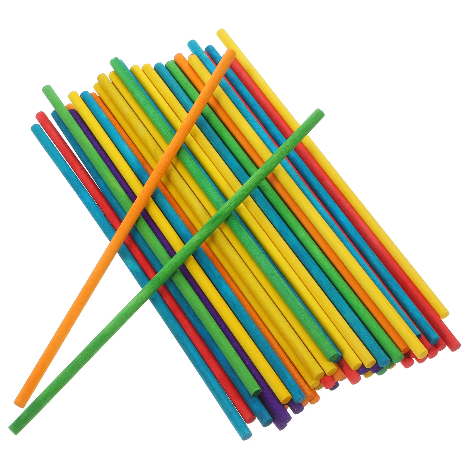 100 Pcs Colorful Small Round Wooden Dowels Sticks for Crafting, Charcuterie Boards, Maple Rods, Kids Projects - Image 6