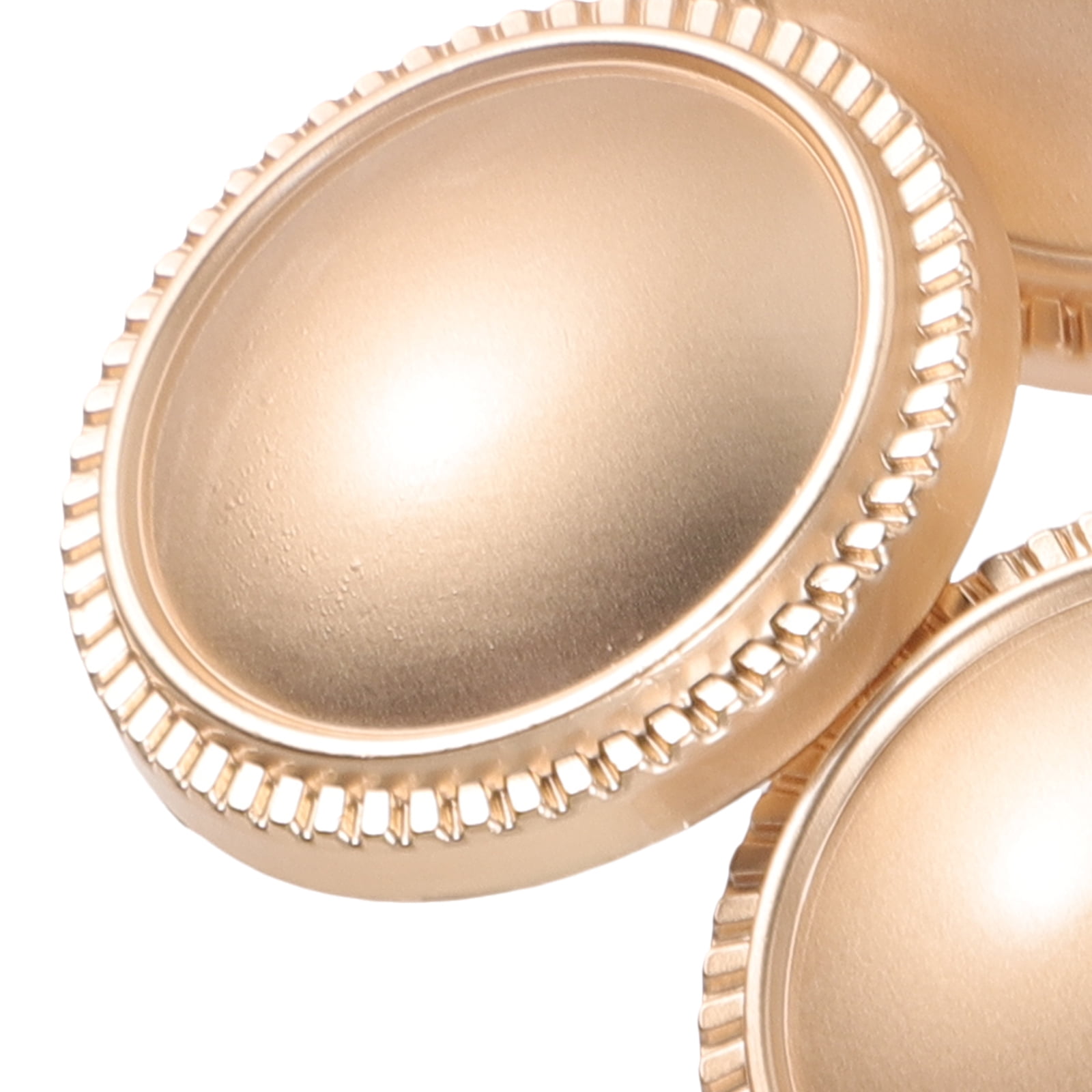 Worgeous 10 Pcs Buttons for Crafts Clothes Replacement Table Decorations Replaceable Cup Lid Travel Golden - Image 2