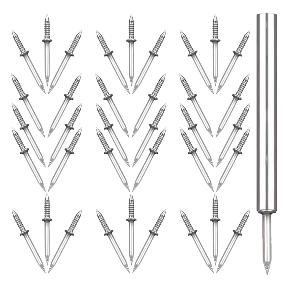 HOOWIFFY Double-Ended Iron Nails for Seamless Construction & Installation, Heavy-Duty Nails, 1 Set - Image 3