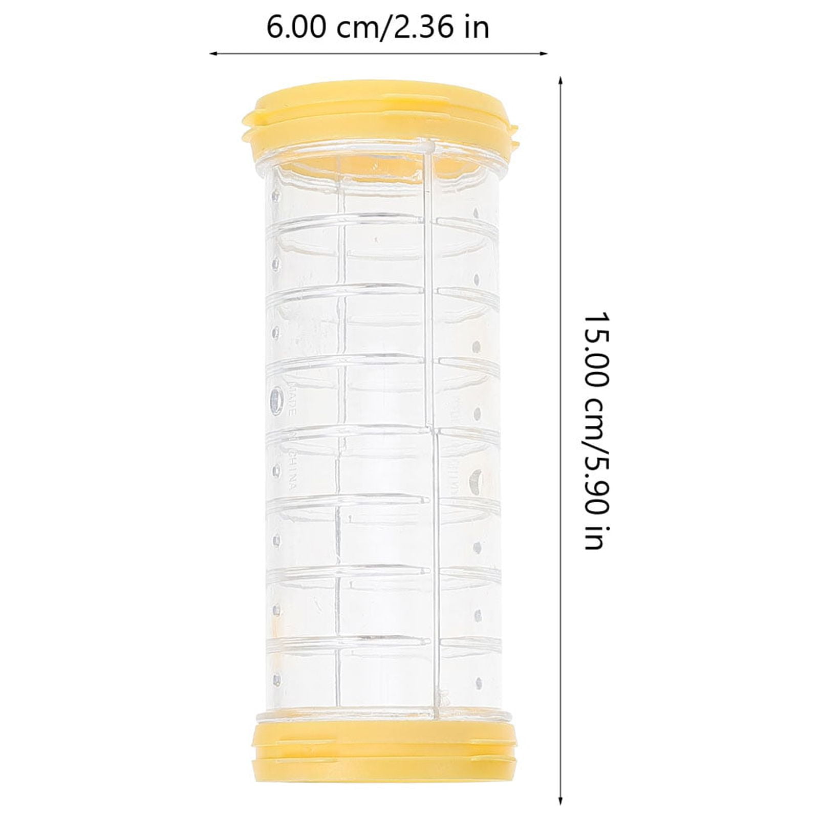 Transparent Yellow Hamster Tubes Set with Curved Tunnel Connectors for Small Animals Cage Exercise Accessories - Image 2