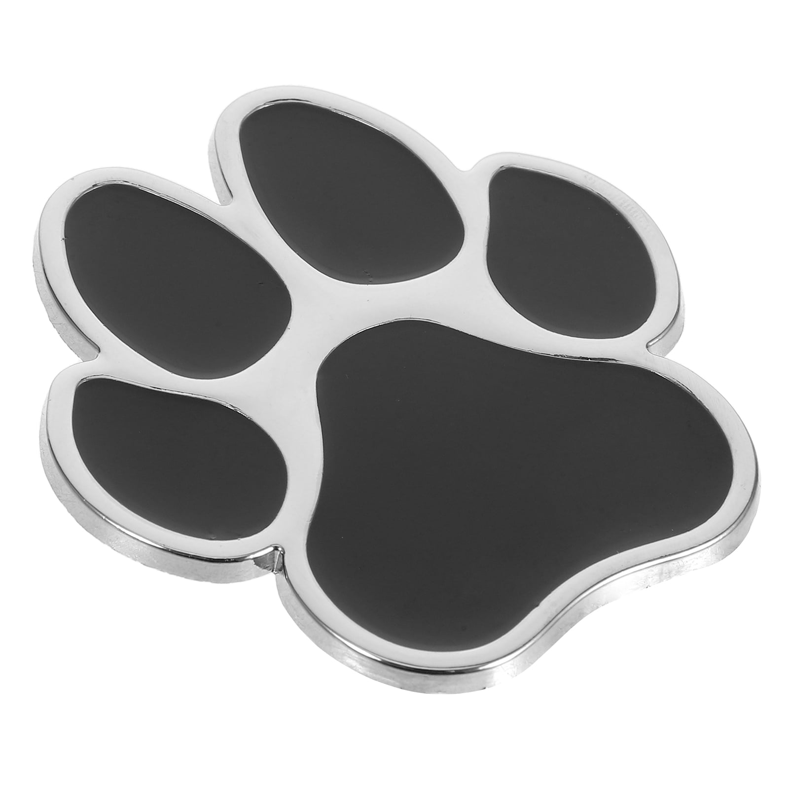 4pcs Decorative Car Sticker Metal Dog Paw Car Stickers Auto Footprint Decals Vehicle Decor - Image 6