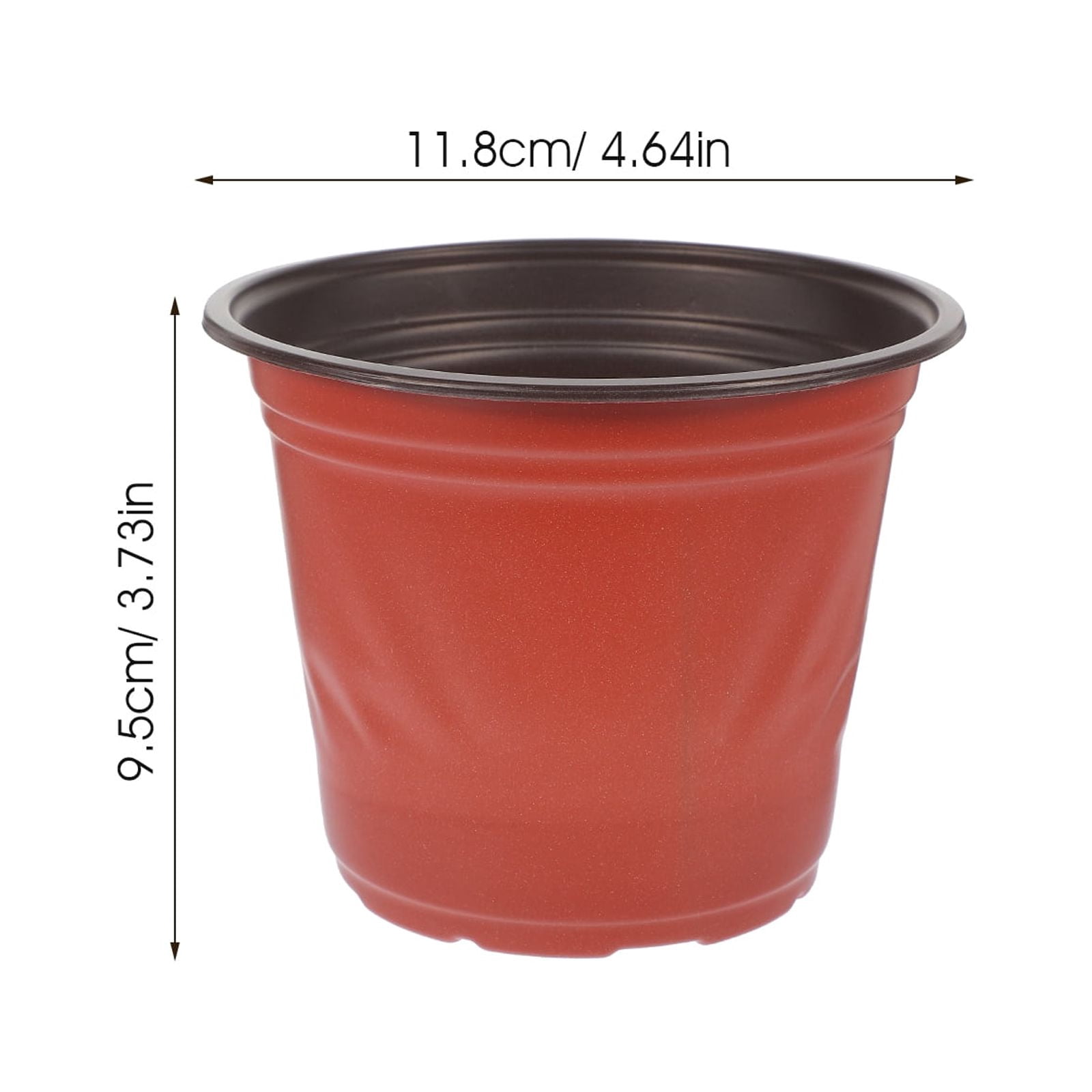 Worgeous 50 Pcs Large Plastic Planter Pots for and Plants, Garden Starter Containers - Image 2