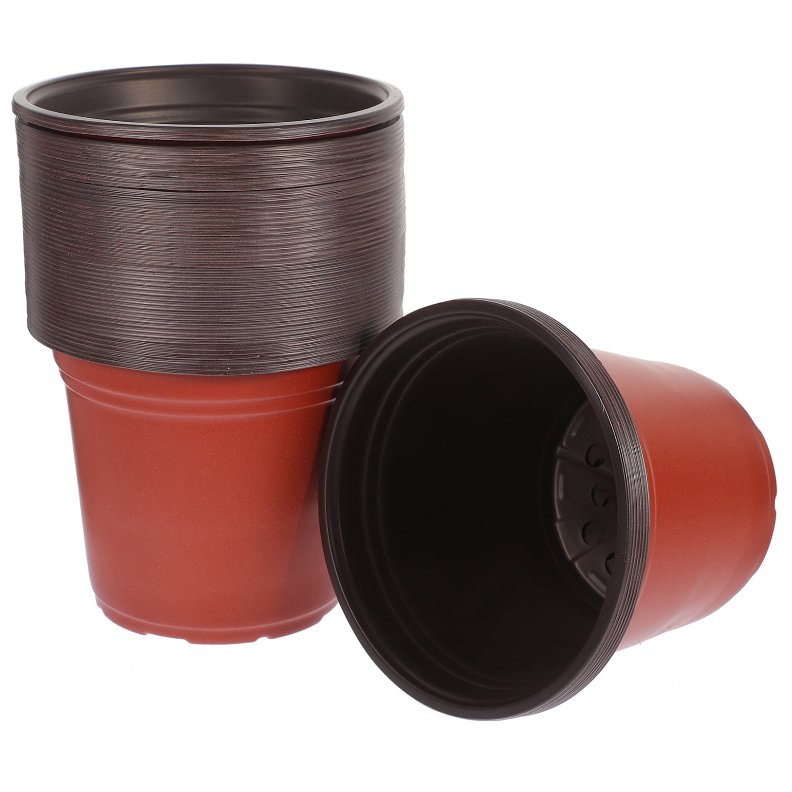 Worgeous 50 Pcs Large Plastic Planter Pots for and Plants, Garden Starter Containers - Image 5