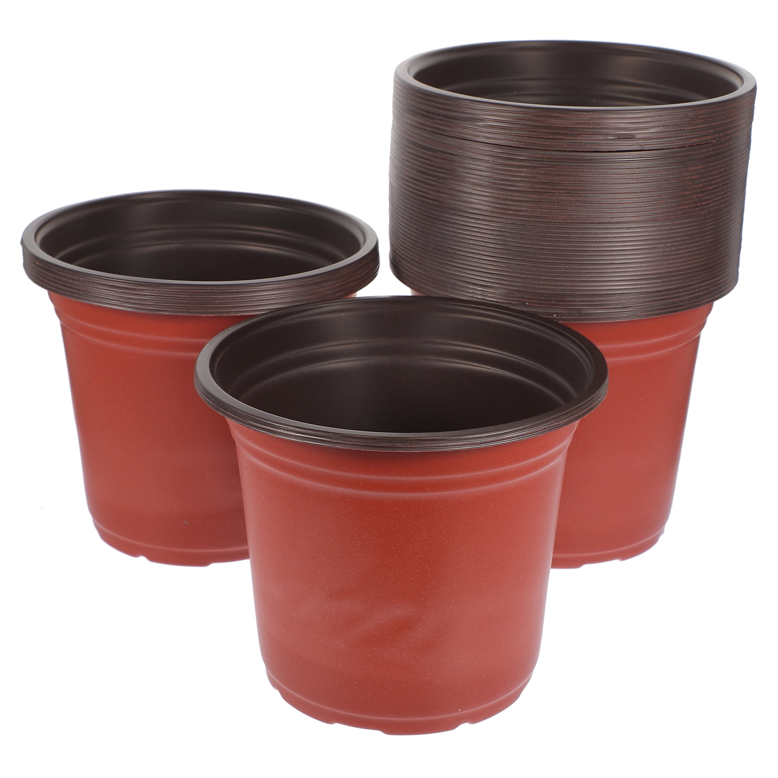 Worgeous 50 Pcs Large Plastic Planter Pots for and Plants, Garden Starter Containers - Image 7
