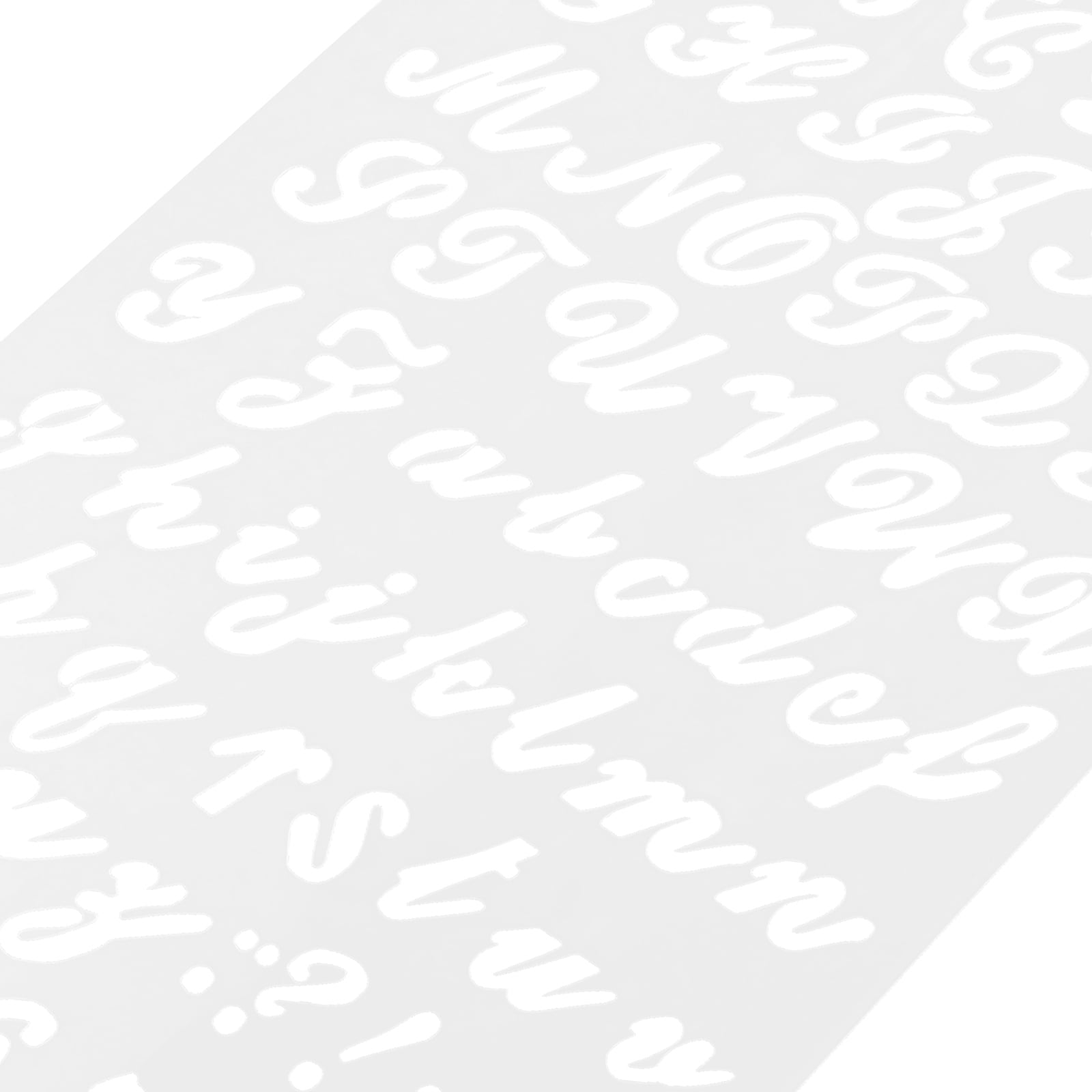 Worgeous 8 Pcs Painting Template Large Number Stencil Printable Cursive Stencils White - Image 3