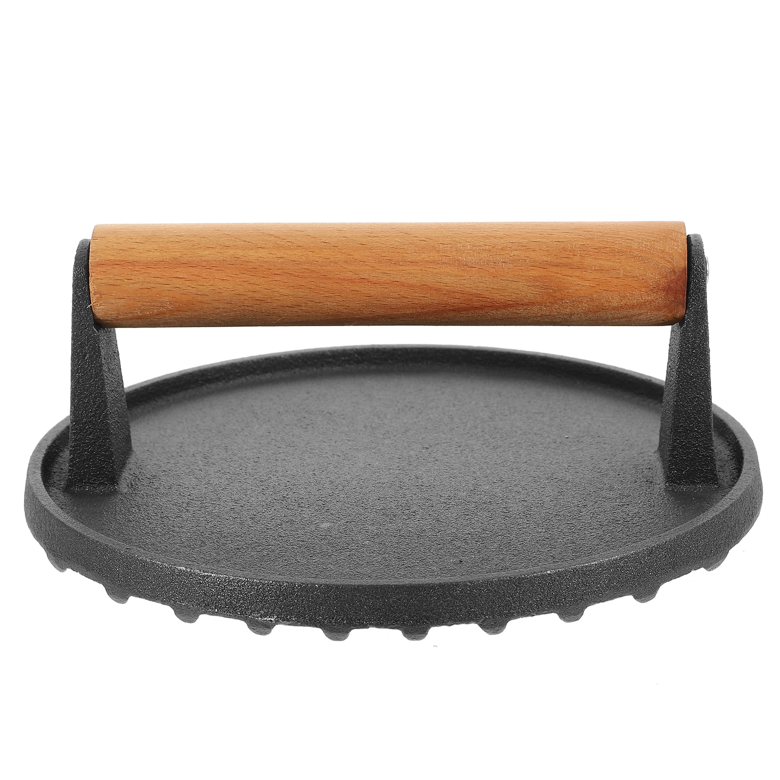 Worgeous Cast Iron Meat Press Burger Smasher Sandwich Toaster Bacon Skillet Sausage Patties - Image 1