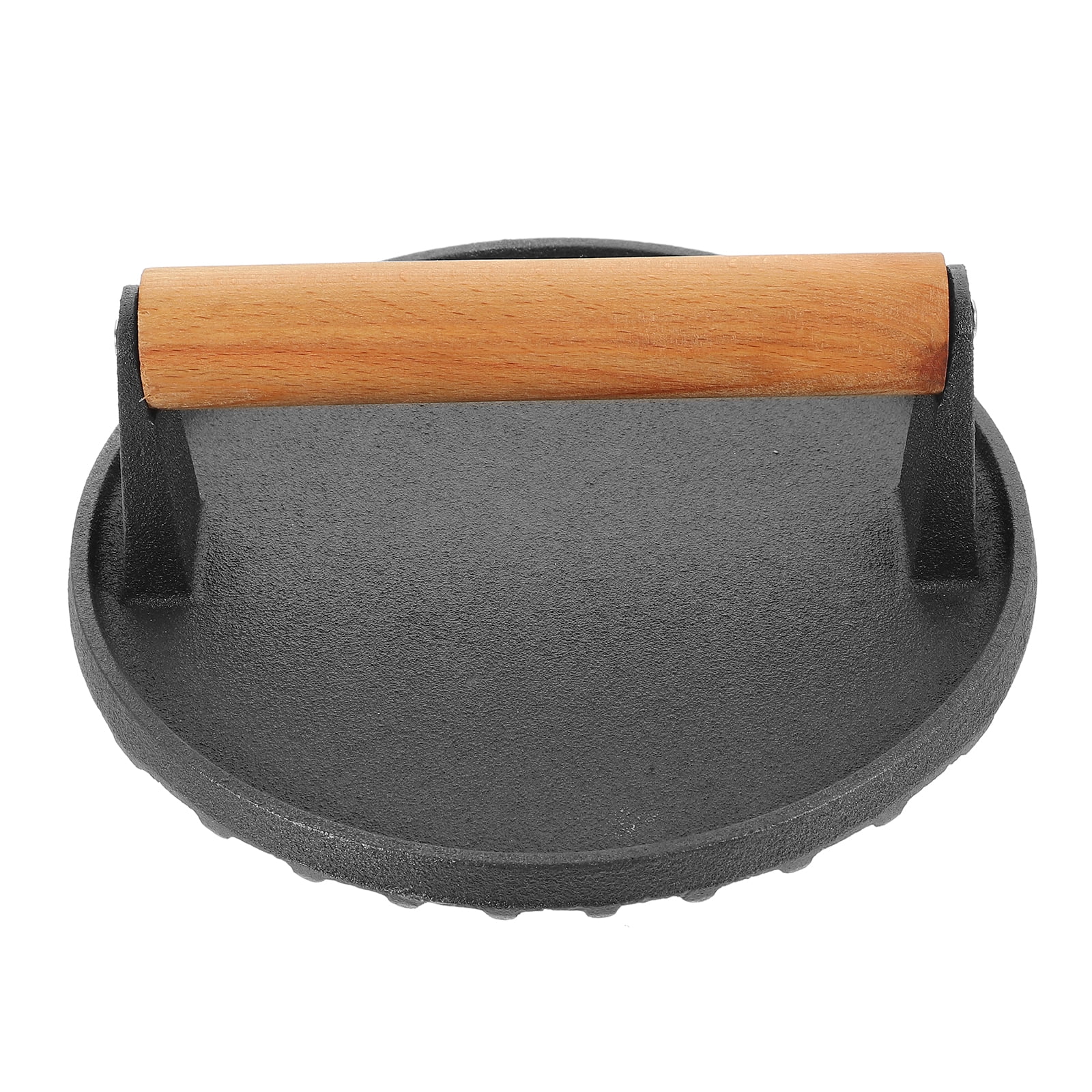 Worgeous Cast Iron Meat Press Burger Smasher Sandwich Toaster Bacon Skillet Sausage Patties - Image 3