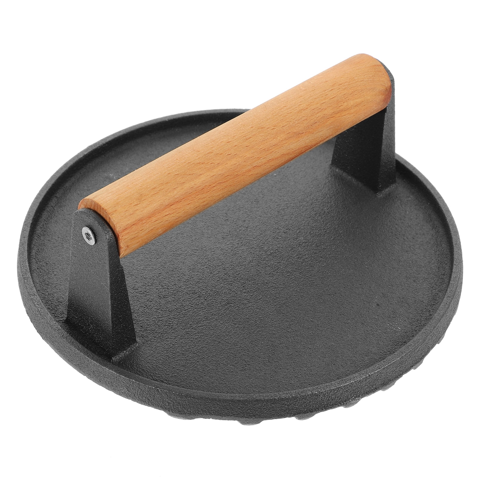 Worgeous Cast Iron Meat Press Burger Smasher Sandwich Toaster Bacon Skillet Sausage Patties - Image 4