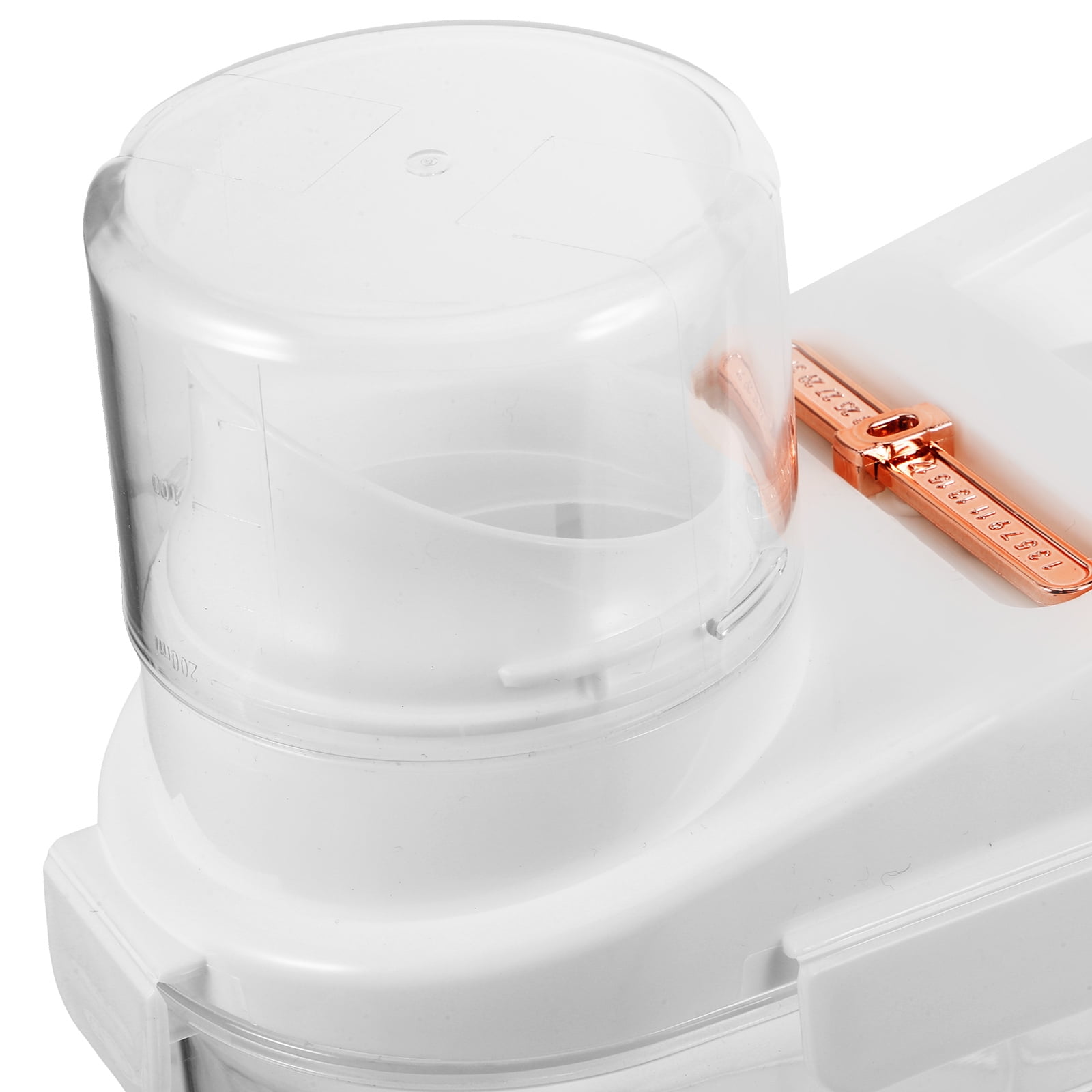 Worgeous Laundry Powder Detergent Container Transparent Laundry Detergent Dispenser Jar - Image 3