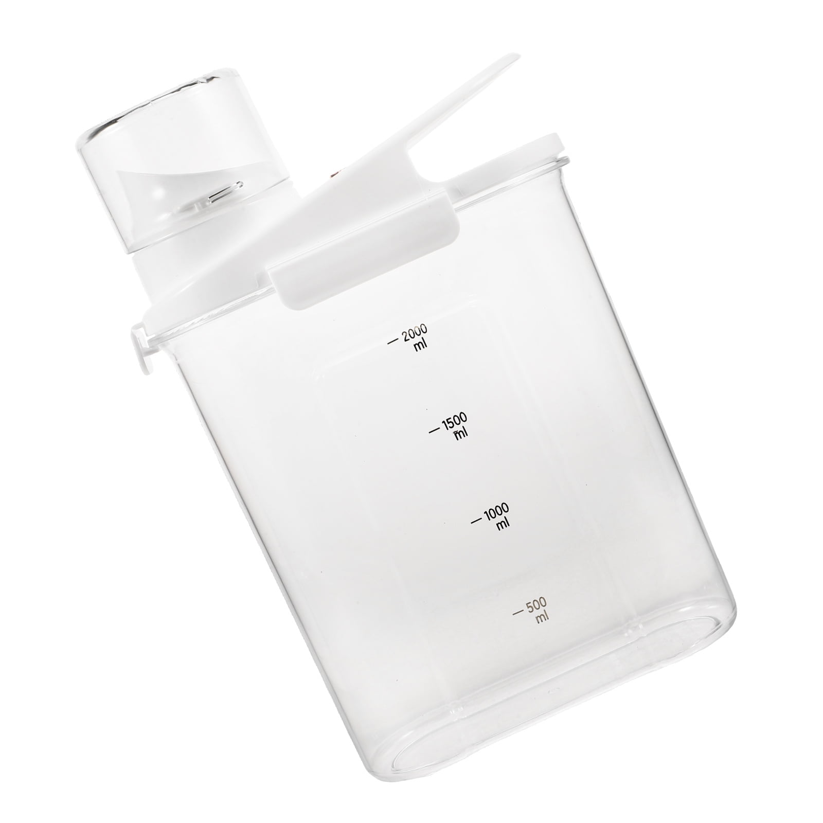 Worgeous Laundry Powder Detergent Container Transparent Laundry Detergent Dispenser Jar - Image 7