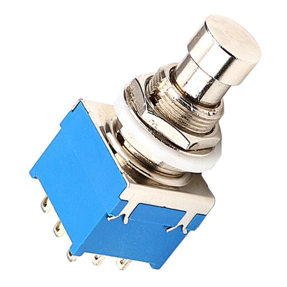 HOOWIFFY Hoowiffy Metal Blue Guitar Footswitch 9 Pin Latching for Reliable Use - Image 1