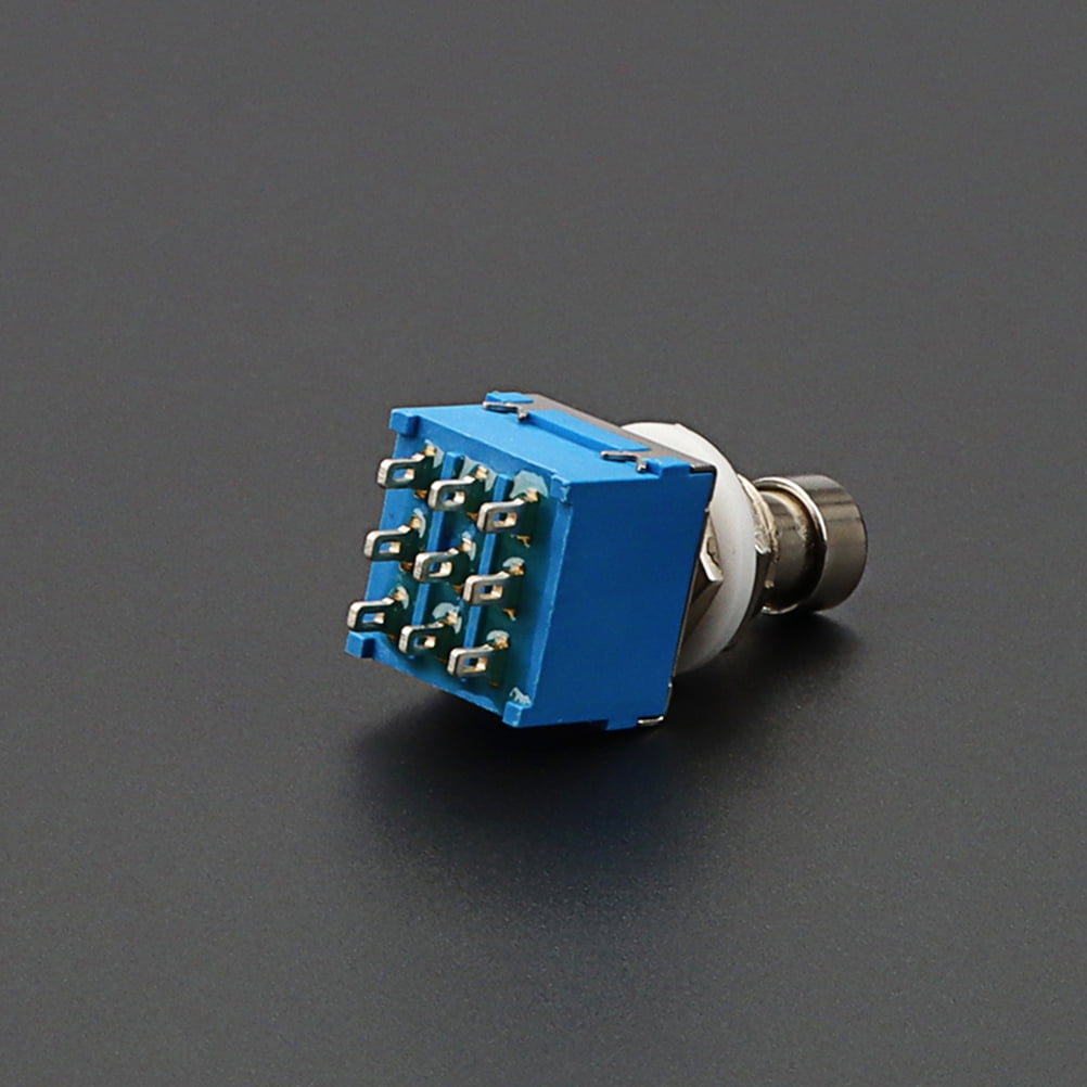 HOOWIFFY Hoowiffy Metal Blue Guitar Footswitch 9 Pin Latching for Reliable Use - Image 4
