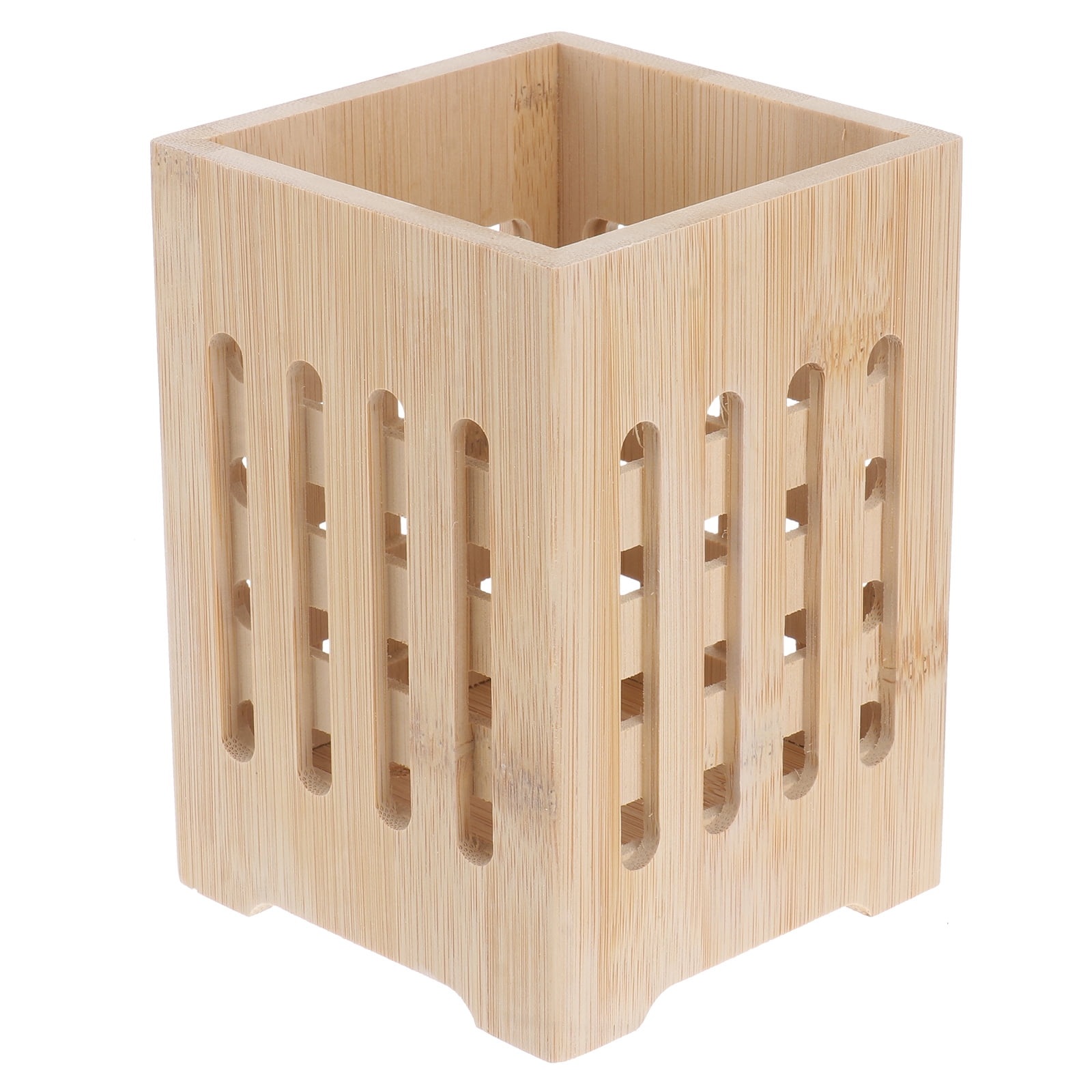 Chopsticks Holder with Holes, Cutlery Organizer Drying Rack, Kitchen Utensil Storage Canister, Tableware Drying Bucket - Image 1