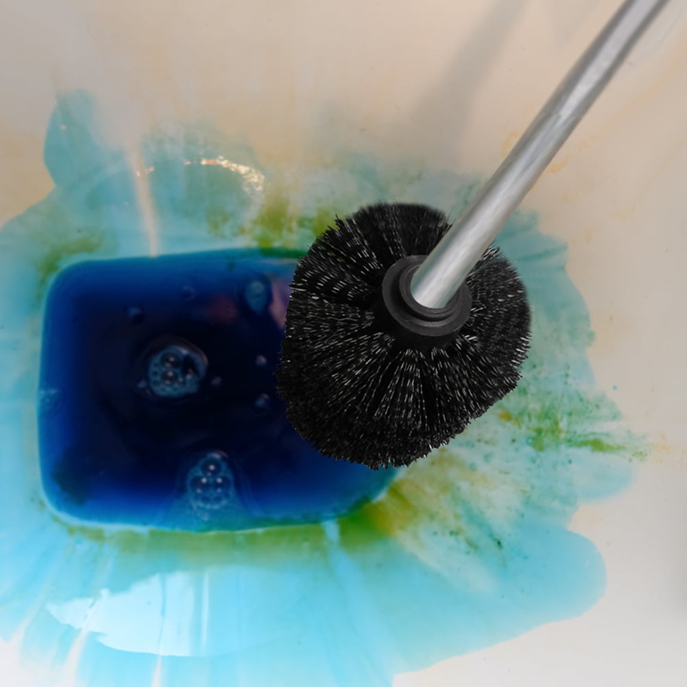 5 Pcs Brush Head Toilet Eco Refills Scrubber Heads Brushes Bowl Black - Image 3