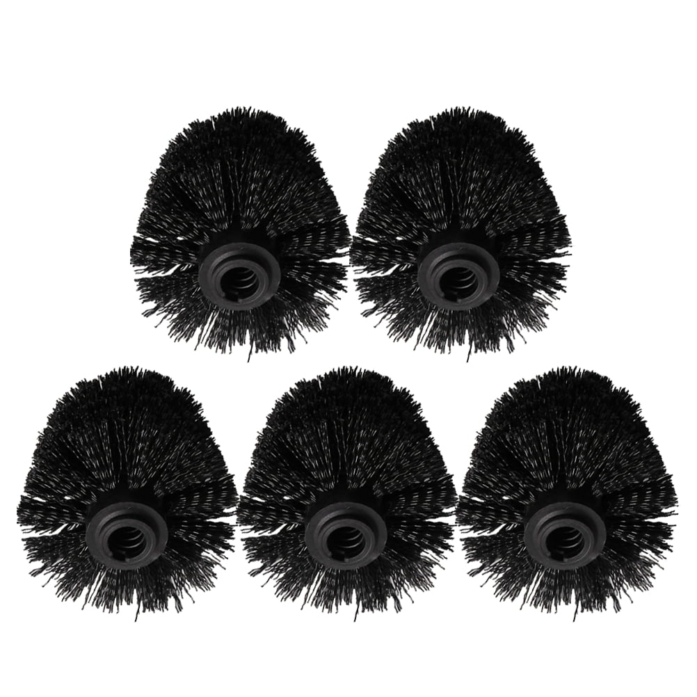 5 Pcs Brush Head Toilet Eco Refills Scrubber Heads Brushes Bowl Black - Image 4